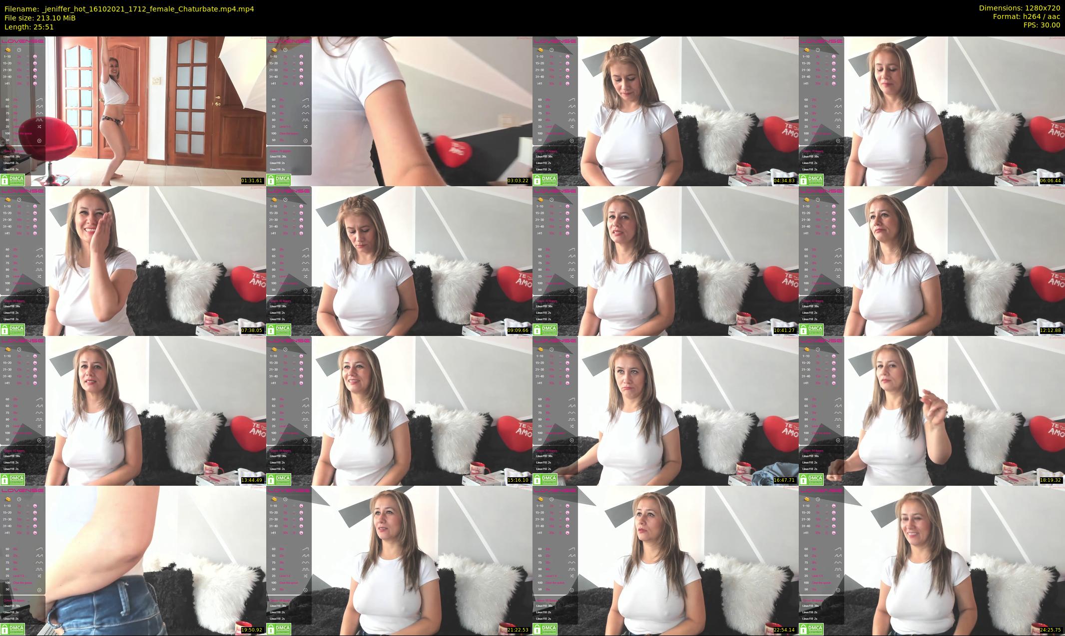 _jeniffer_hot — 26 minute Chaturbate female cam show recording, 720p, Oct 16, 2021