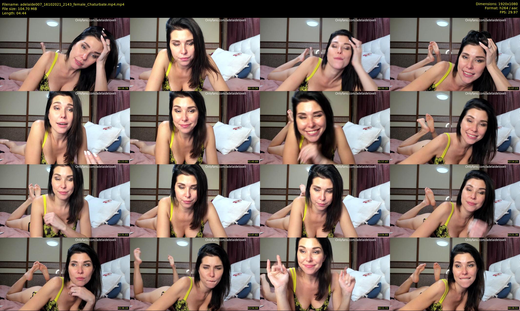 adelaide007 — 5 minute Chaturbate female cam show recording, 1080p, Oct 16, 2021