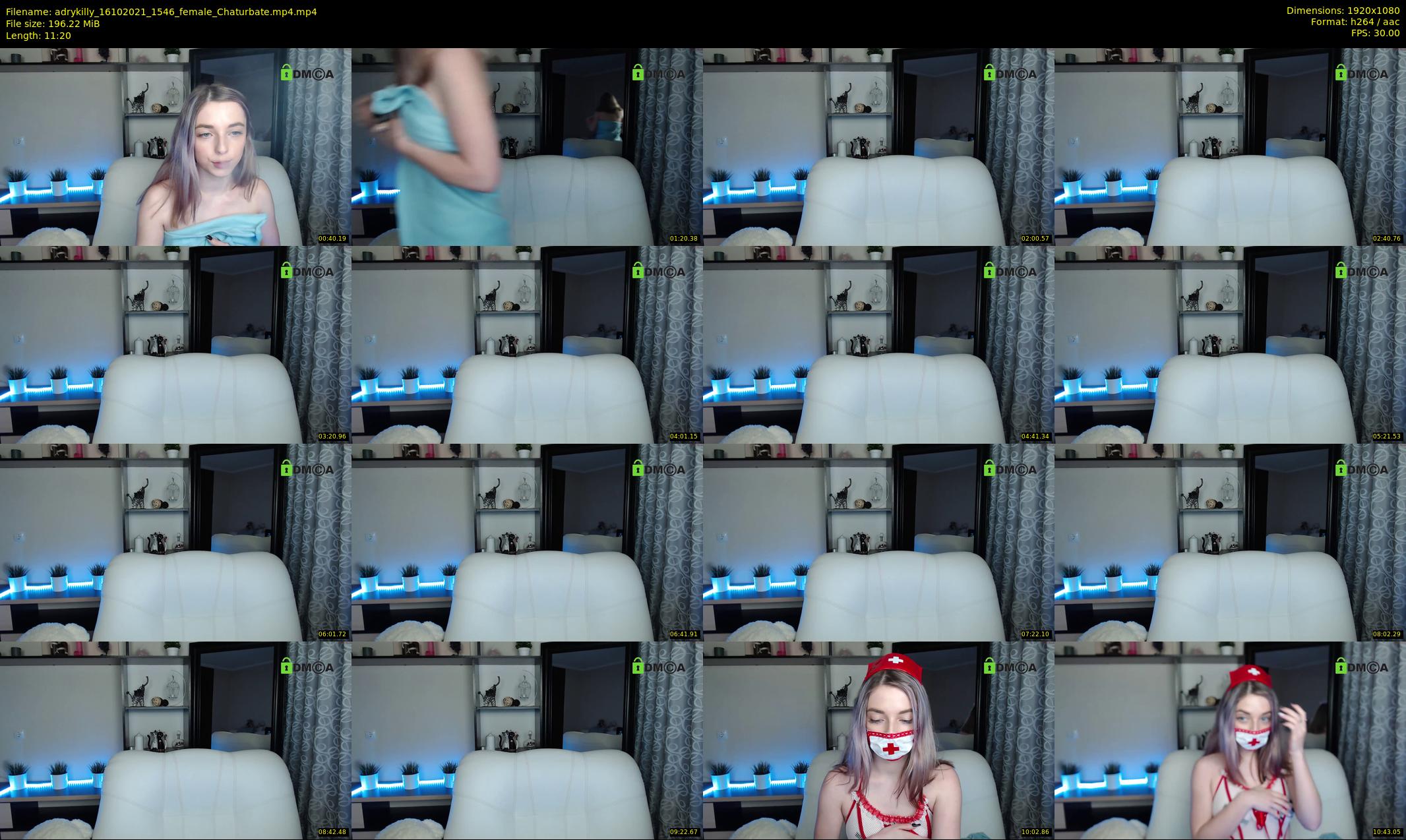adrykilly — 12 minute Chaturbate female cam show recording, 1080p, Oct 16, 2021