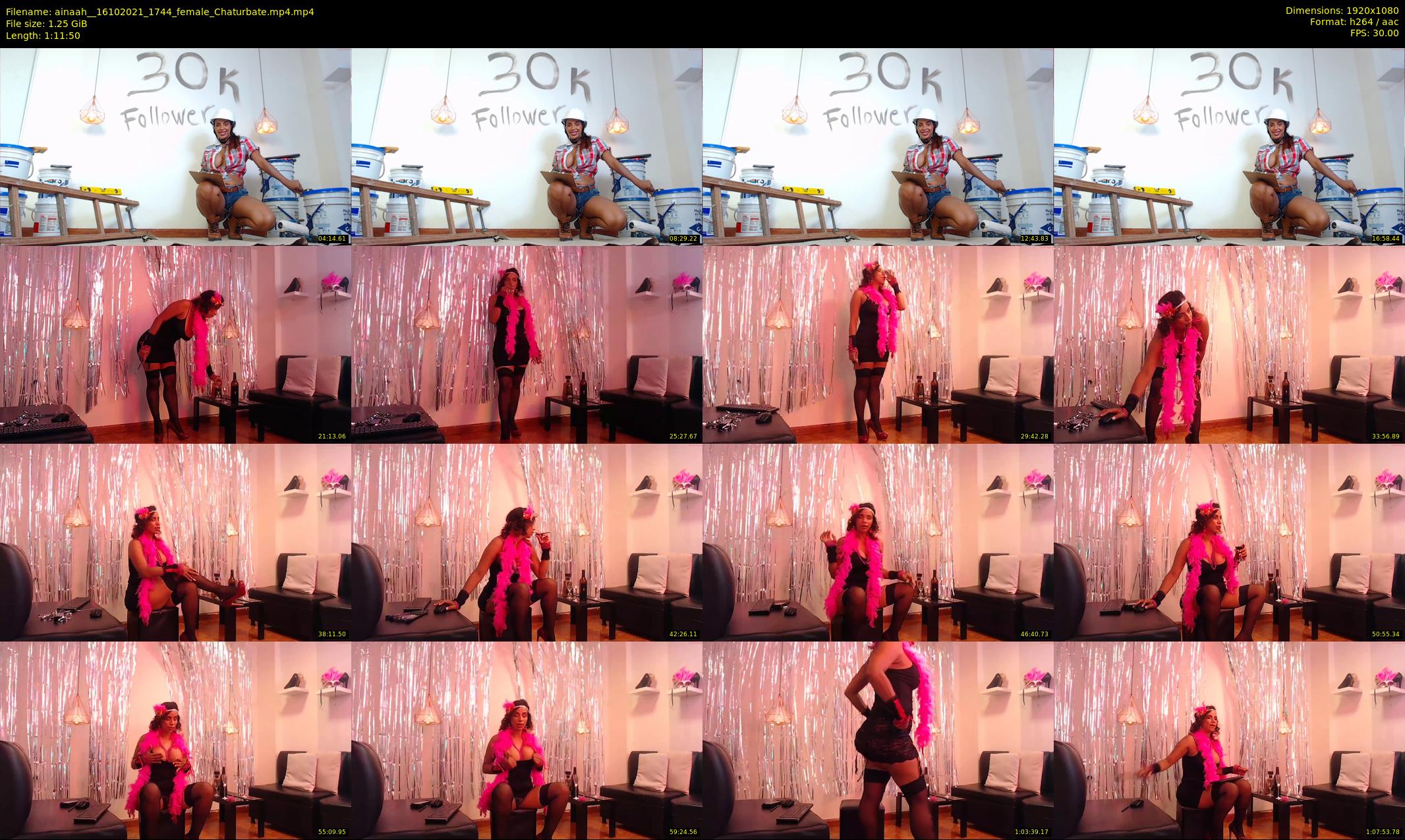 ainaah_ — 72 minute Chaturbate female cam show recording, 1080p, Oct 16, 2021