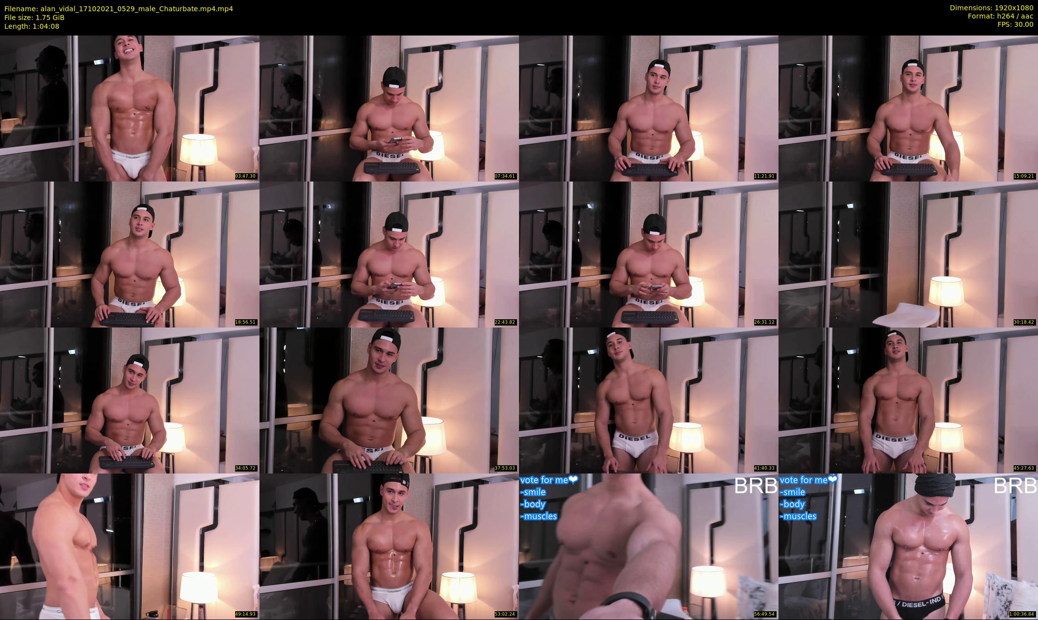 alan_vidal — 65 minute Chaturbate male cam show recording, 1080p, Oct 17, 2021