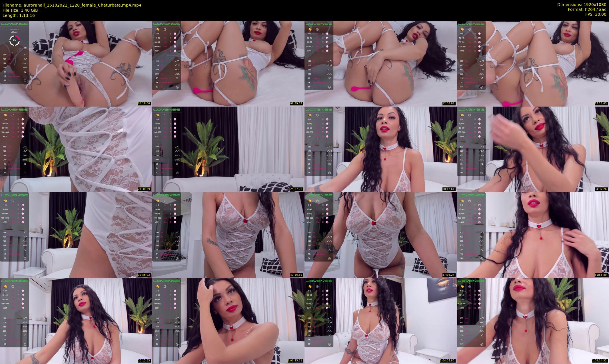 aurorahall — 74 minute Chaturbate female cam show recording, 1080p, Oct 16, 2021