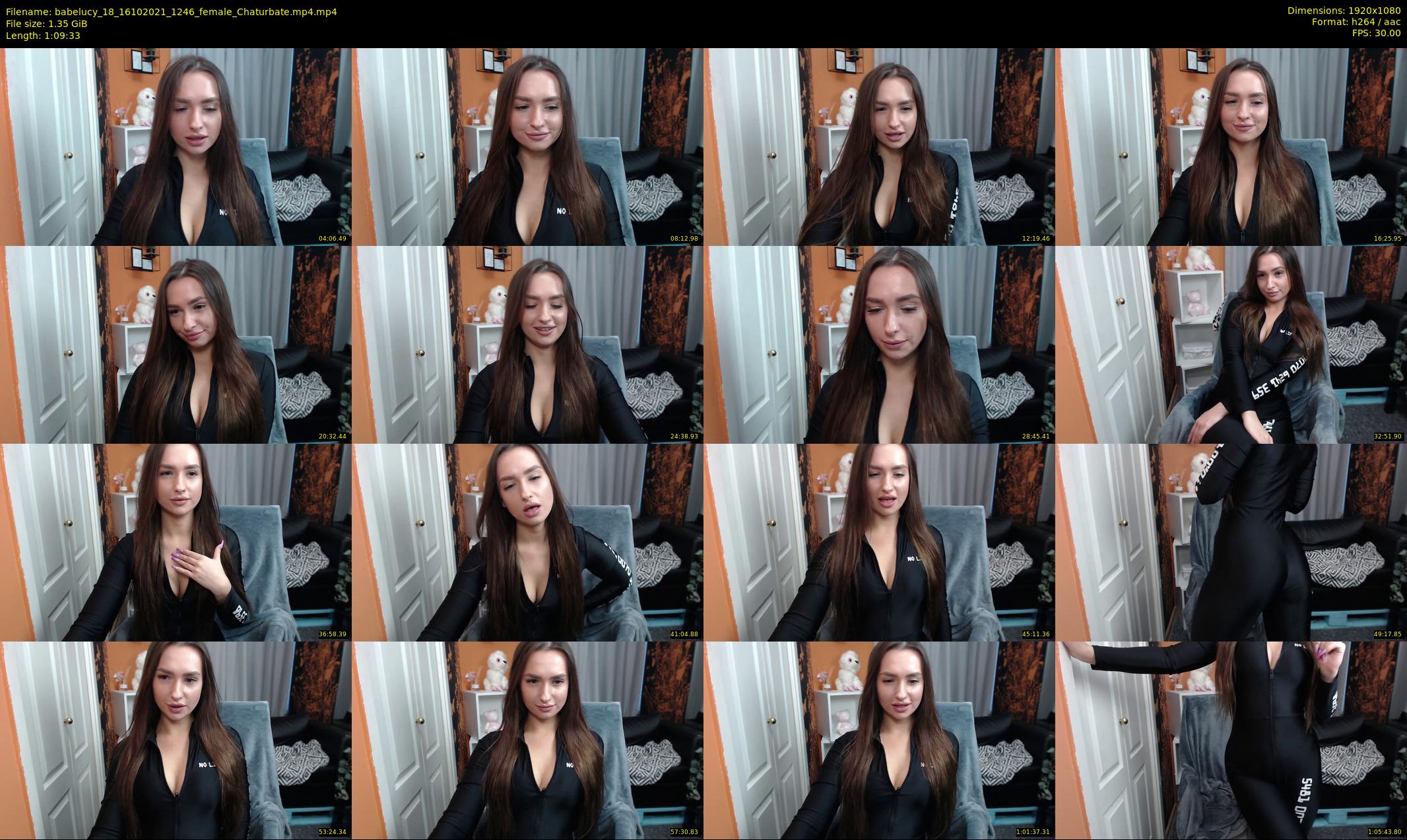 babelucy_18 — 70 minute Chaturbate female cam show recording, 1080p, Oct 16, 2021
