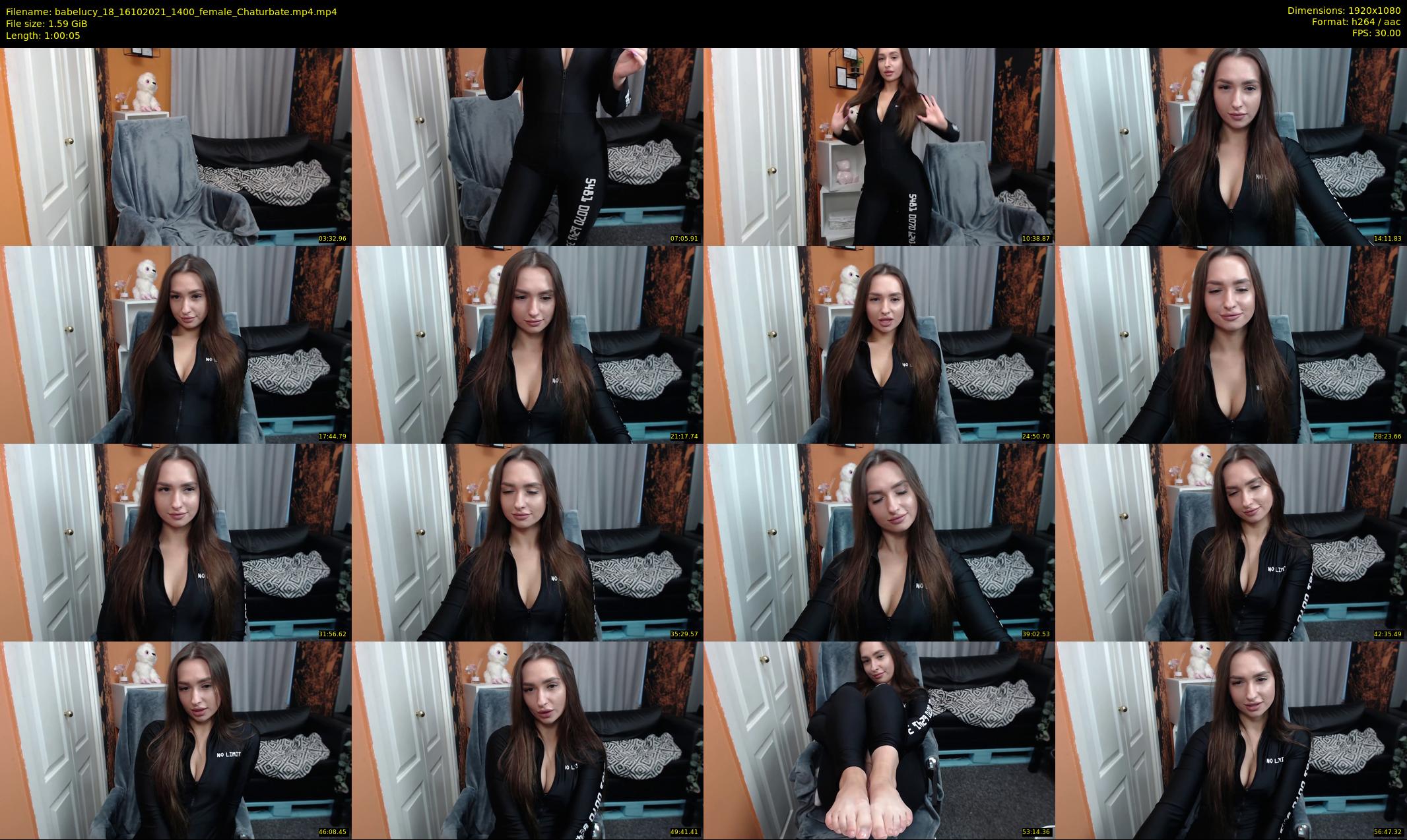 babelucy_18 — 61 minute Chaturbate female cam show recording, 1080p, Oct 16, 2021