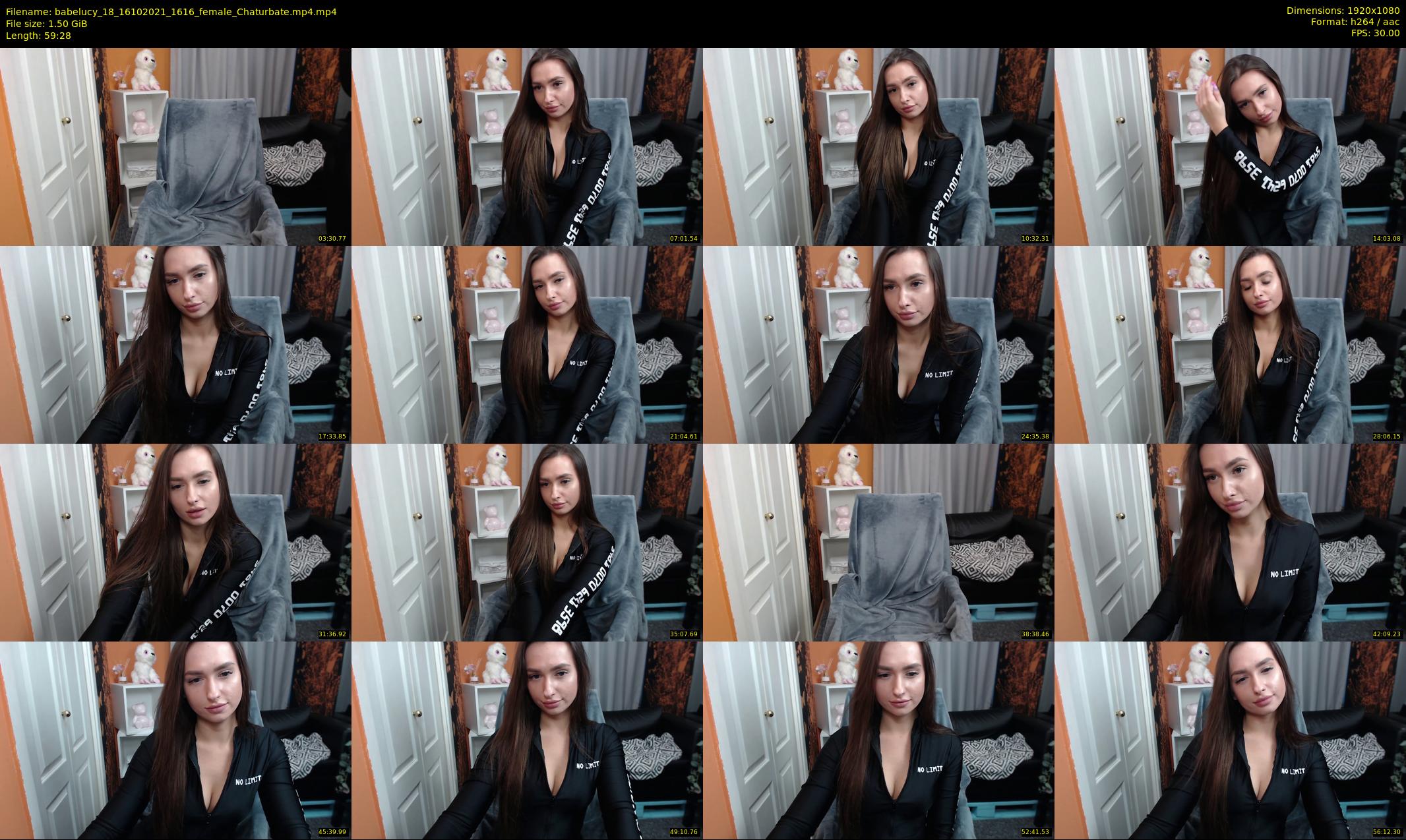 babelucy_18 — 60 minute Chaturbate female cam show recording, 1080p, Oct 16, 2021