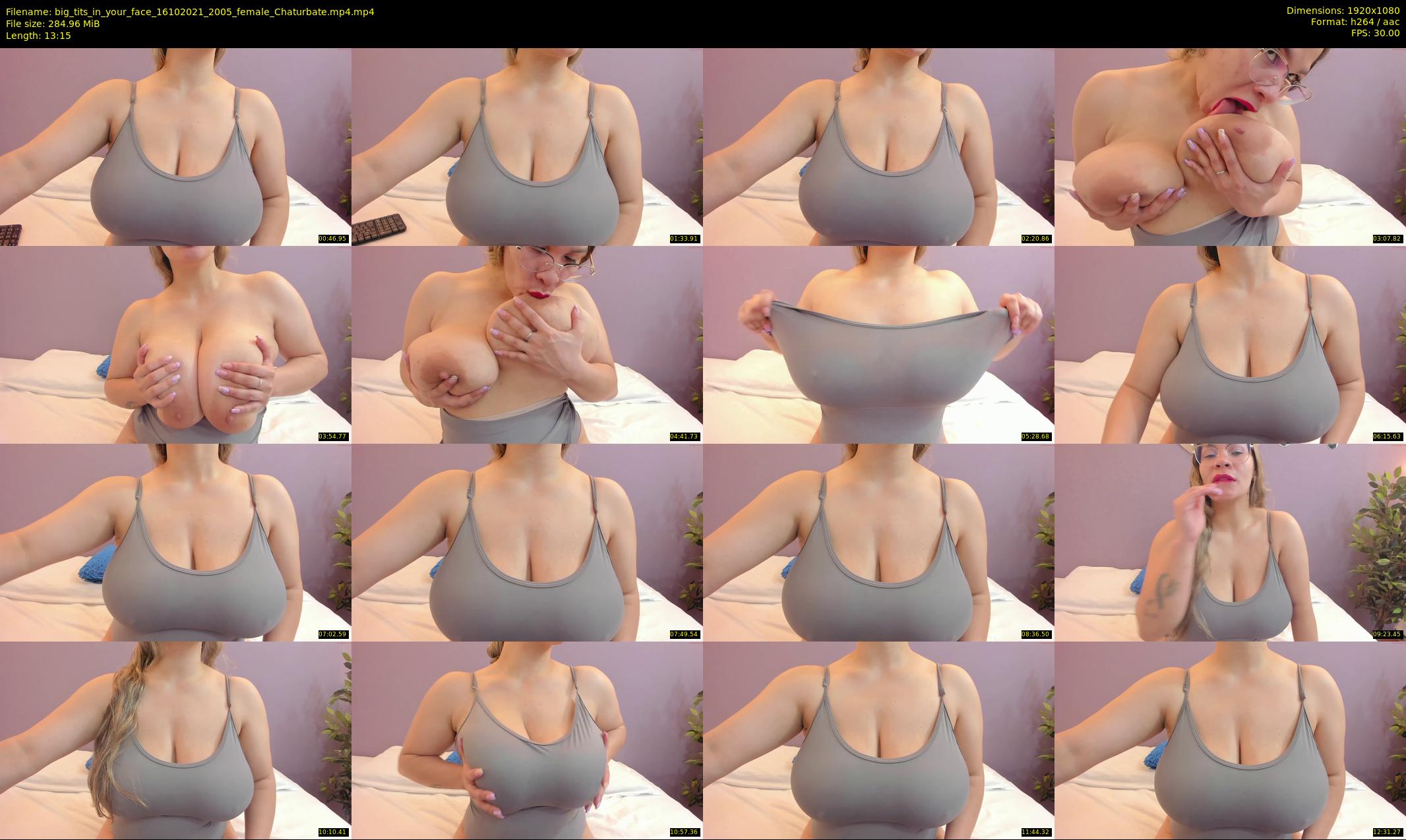 big_tits_in_your_face — 14 minute Chaturbate female cam show recording, 1080p, Oct 16, 2021