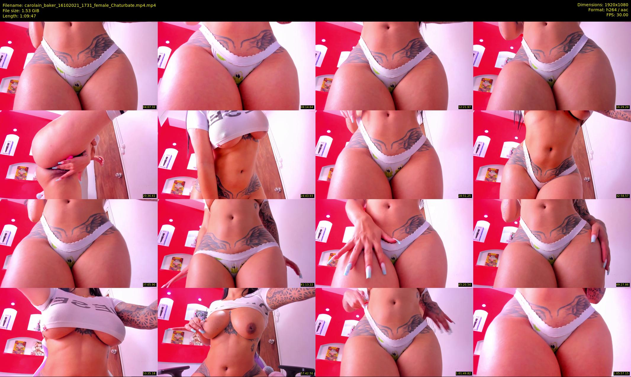 carolain_baker — 70 minute Chaturbate female cam show recording, 1080p, Oct 16, 2021