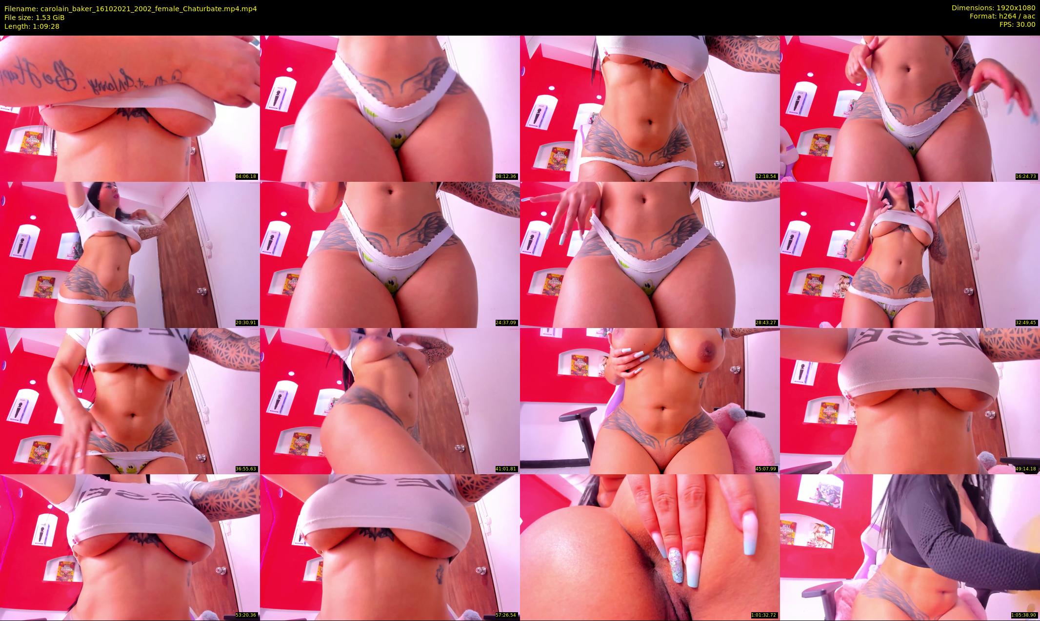 carolain_baker — 70 minute Chaturbate female cam show recording, 1080p, Oct 16, 2021