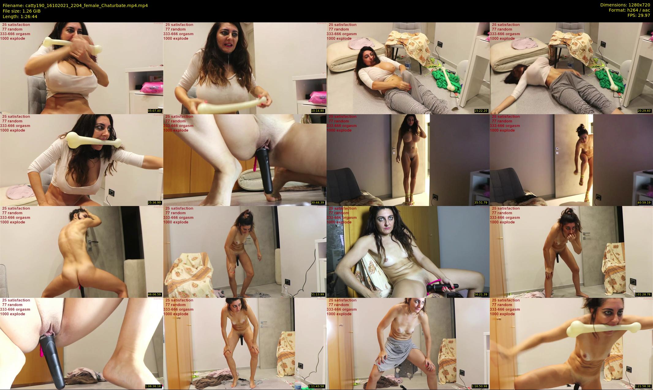 catty190 — 87 minute Chaturbate female cam show recording, 720p, Oct 16, 2021