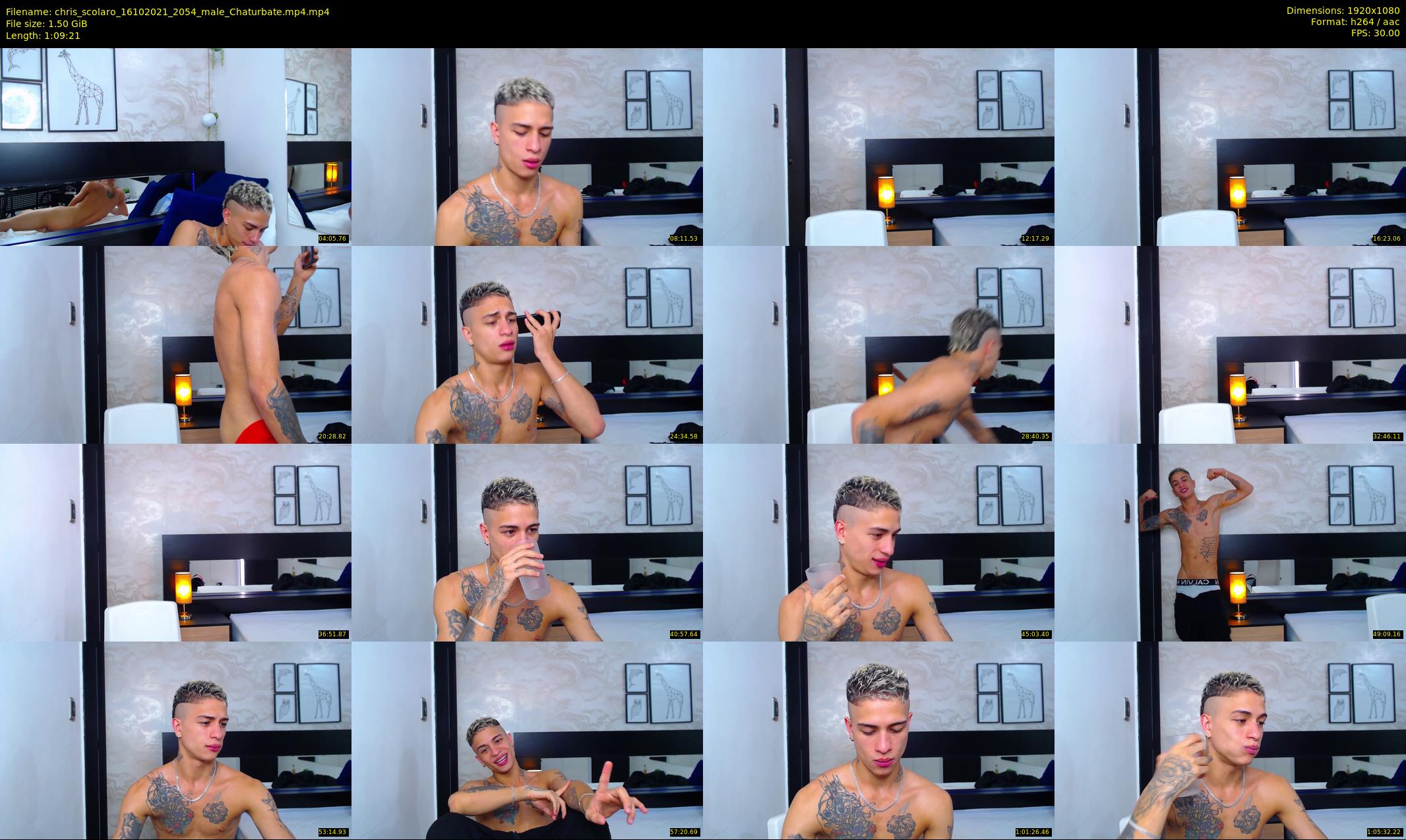 chris_scolaro — 70 minute Chaturbate male cam show recording, 1080p, Oct 16, 2021