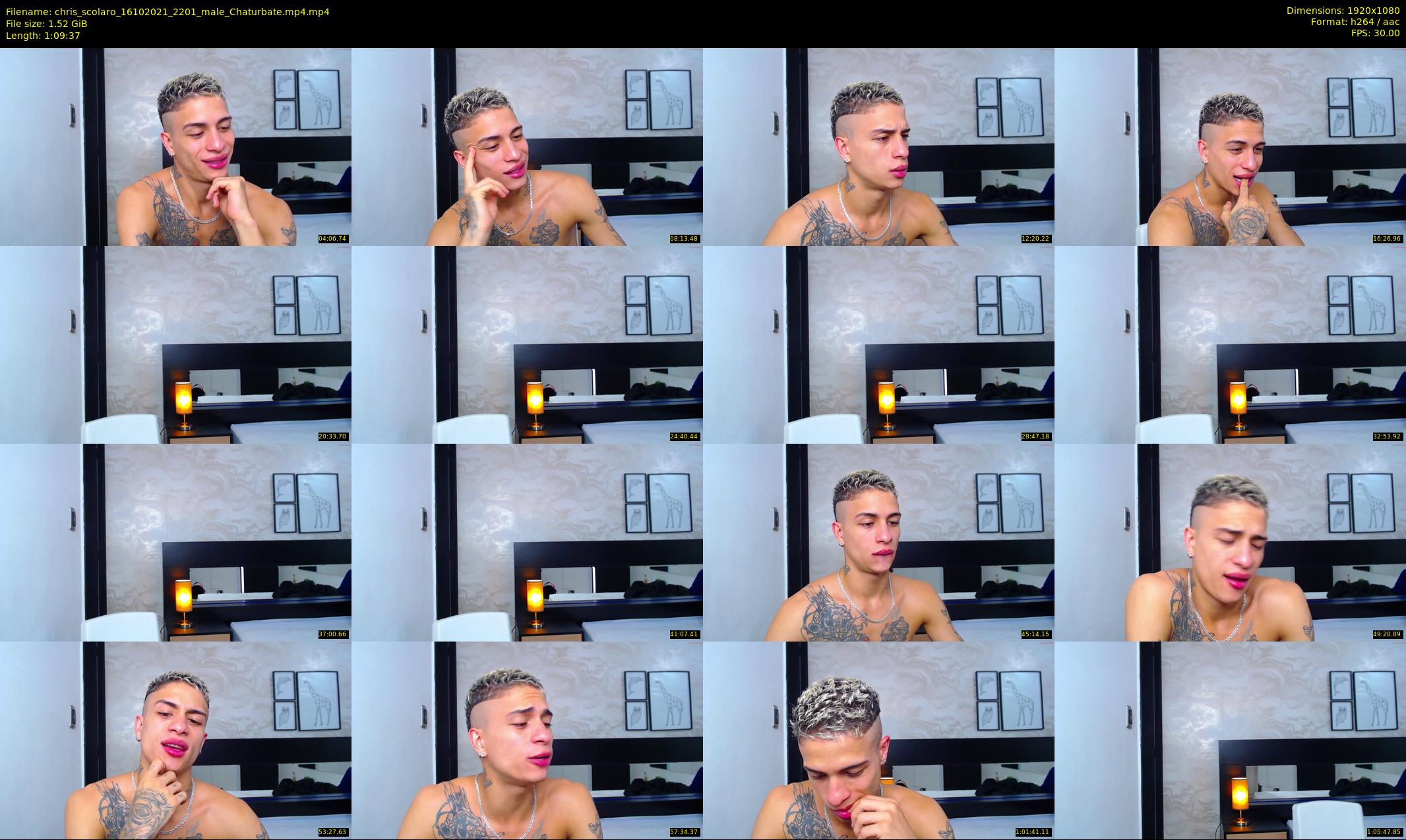 chris_scolaro — 70 minute Chaturbate male cam show recording, 1080p, Oct 16, 2021