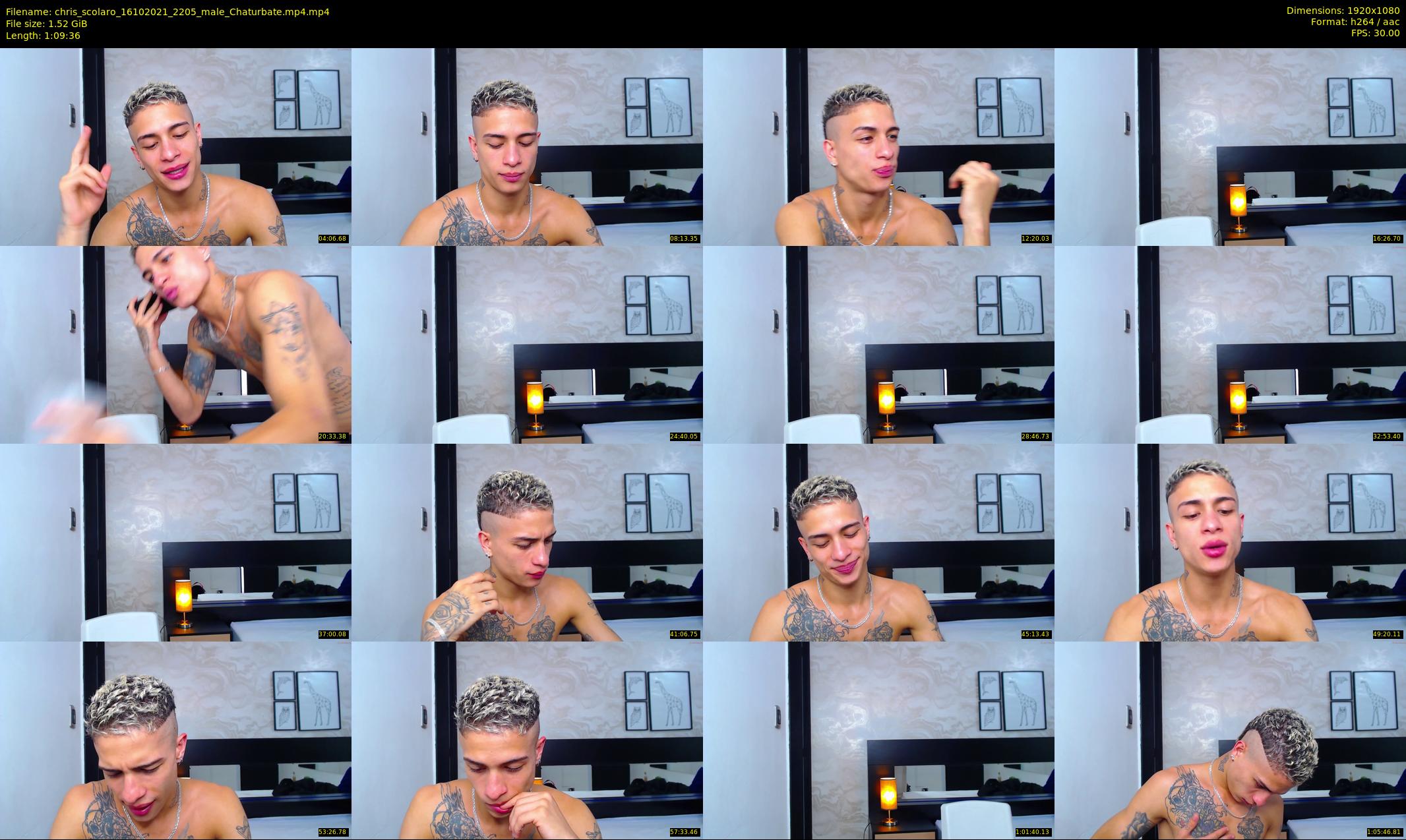 chris_scolaro — 70 minute Chaturbate male cam show recording, 1080p, Oct 16, 2021