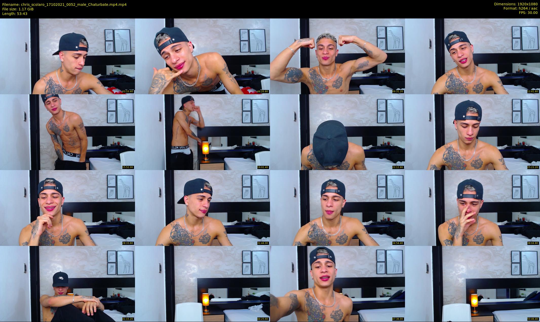 chris_scolaro — 54 minute Chaturbate male cam show recording, 1080p, Oct 17, 2021