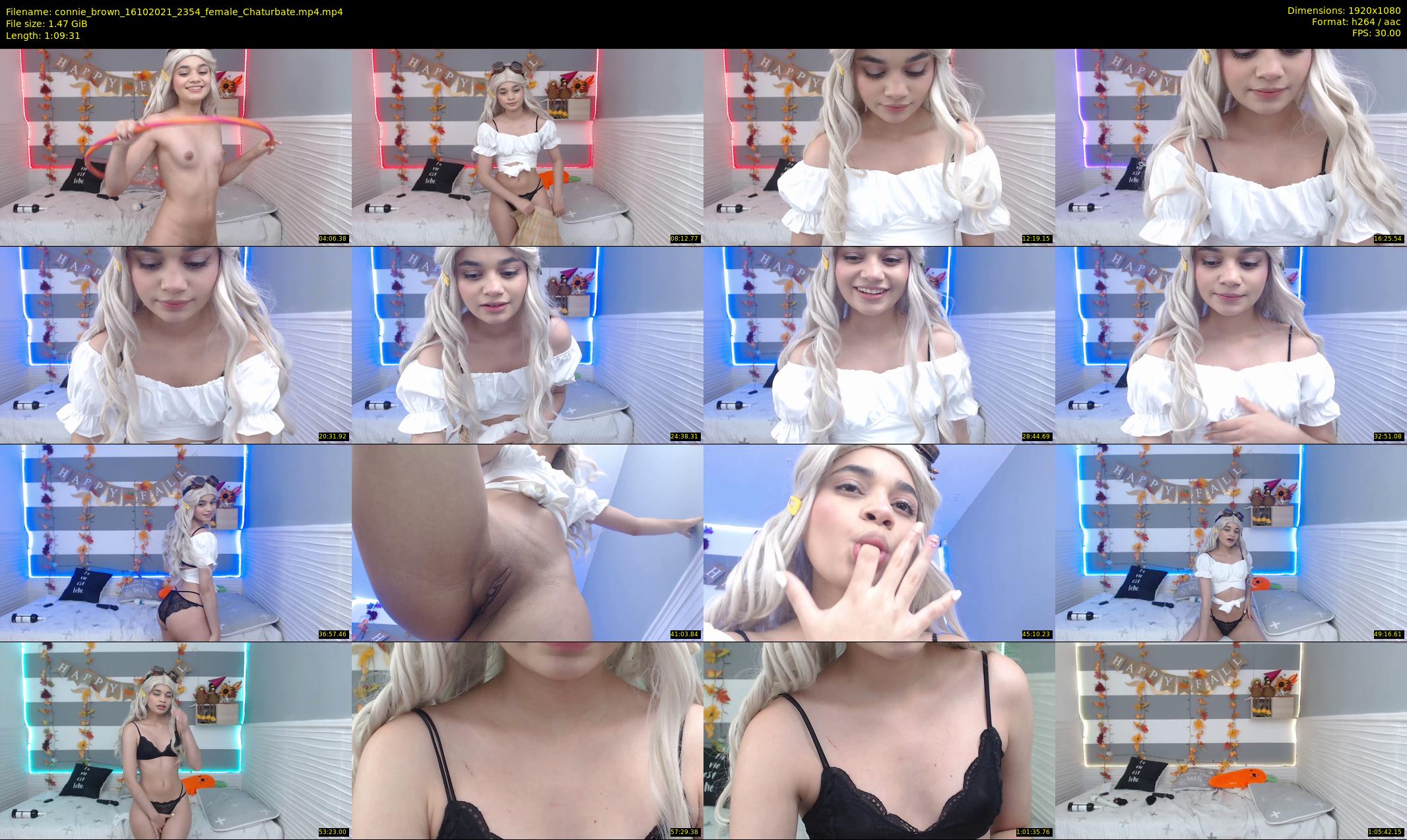 connie_brown — 70 minute Chaturbate female cam show recording, 1080p, Oct 16, 2021