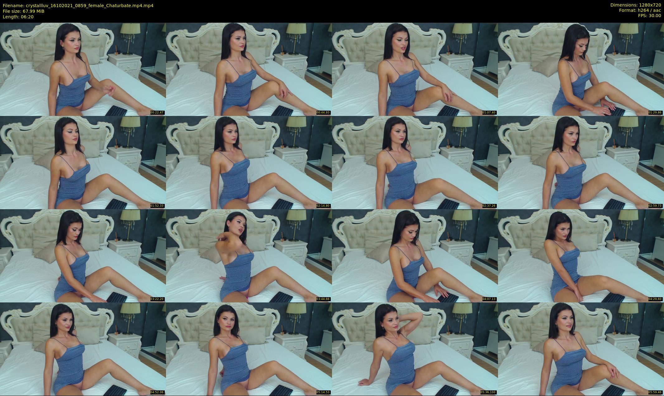 crystallluv — 7 minute Chaturbate female cam show recording, 720p, Oct 16, 2021