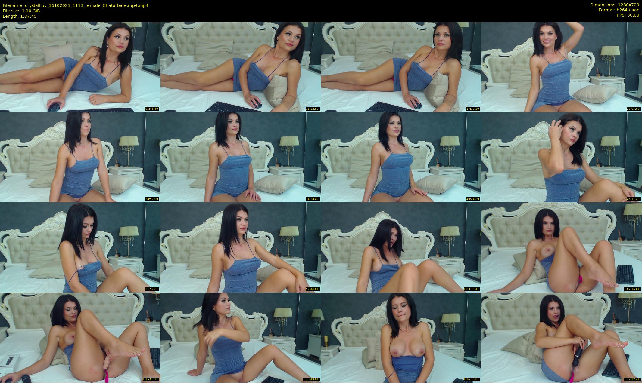 crystallluv — 98 minute Chaturbate female cam show recording, 720p, Oct 16, 2021