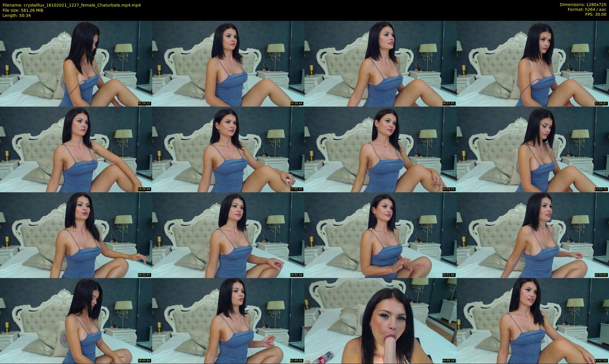 crystallluv — 51 minute Chaturbate female cam show recording, 720p, Oct 16, 2021