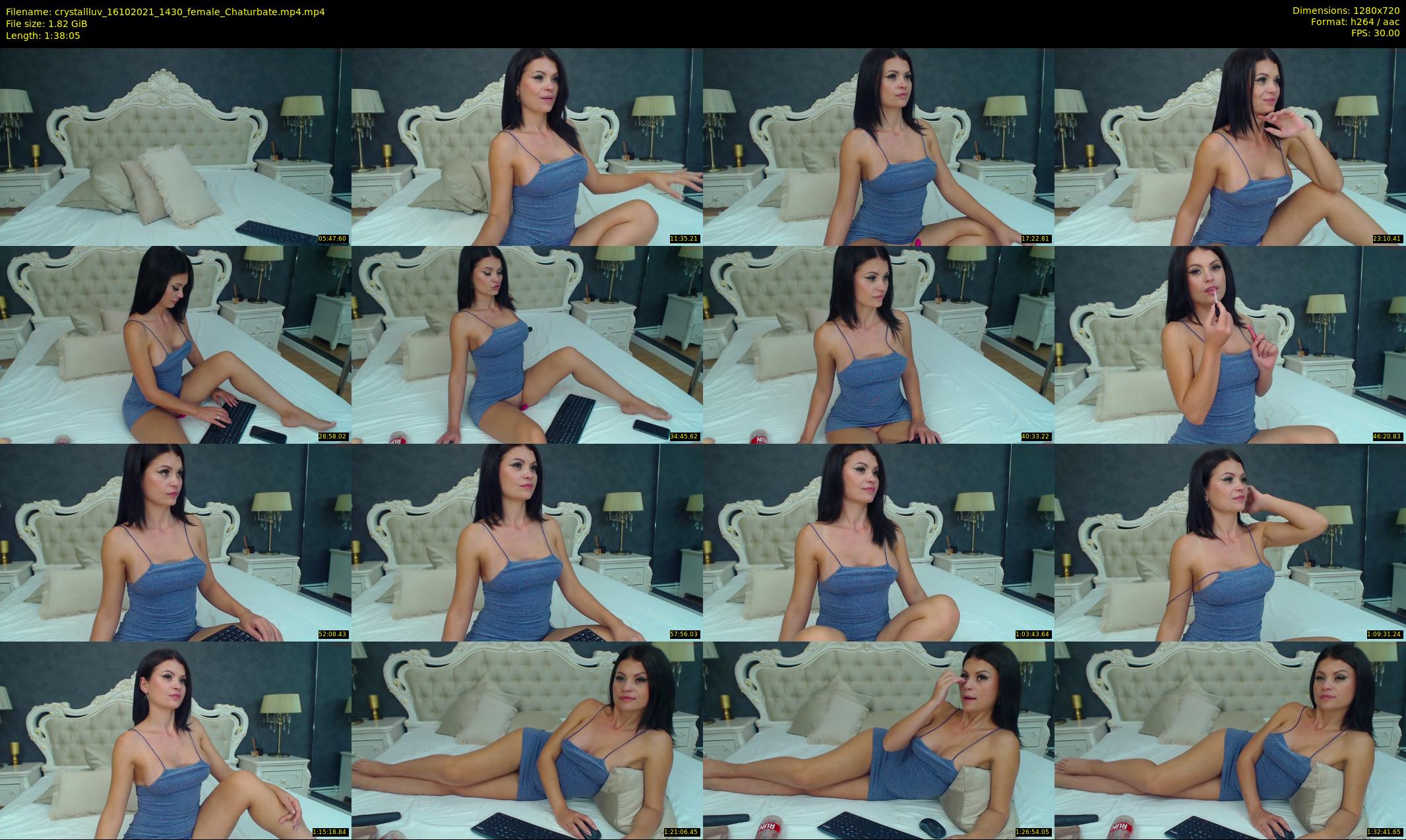 crystallluv — 99 minute Chaturbate female cam show recording, 720p, Oct 16, 2021