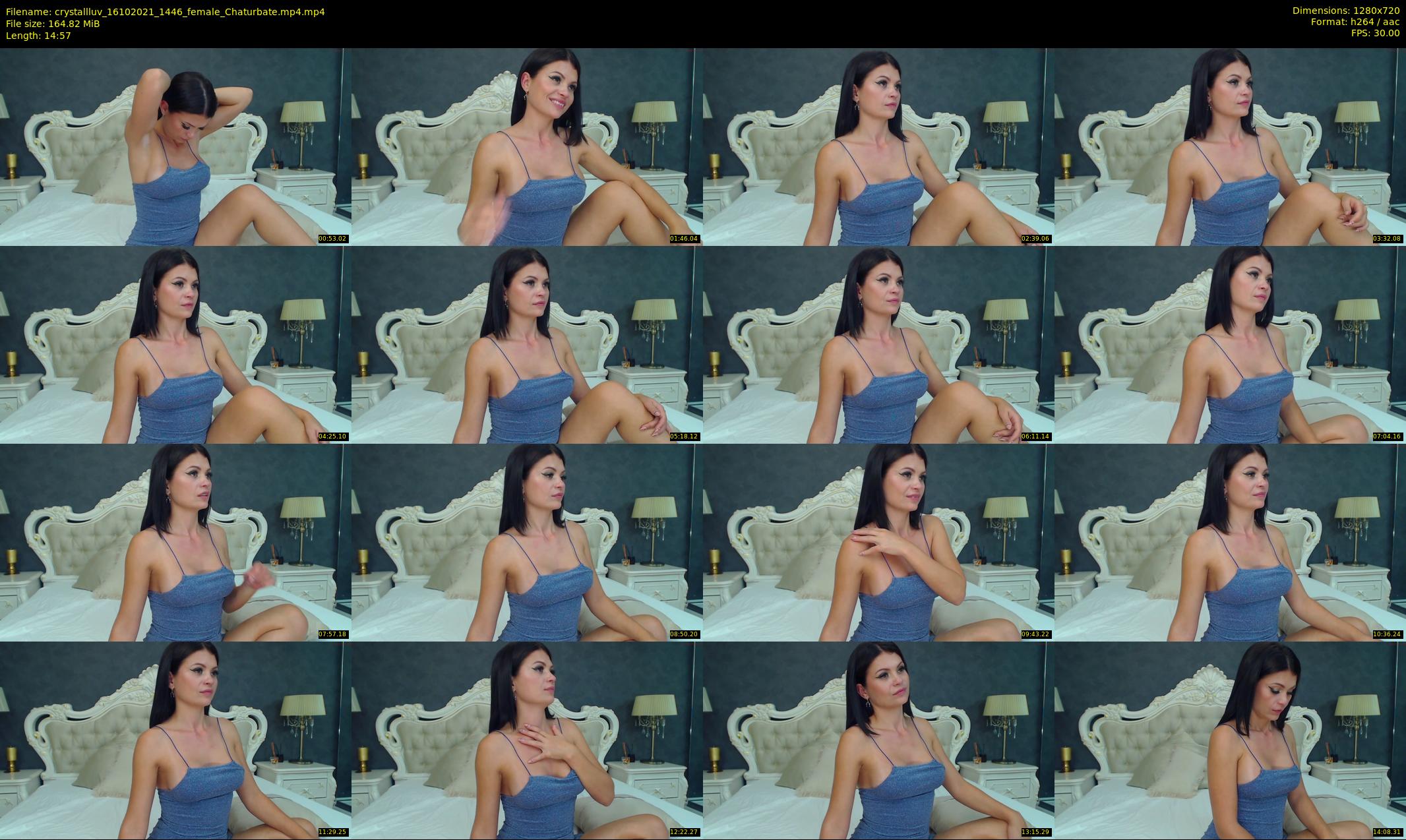 crystallluv — 15 minute Chaturbate female cam show recording, 720p, Oct 16, 2021