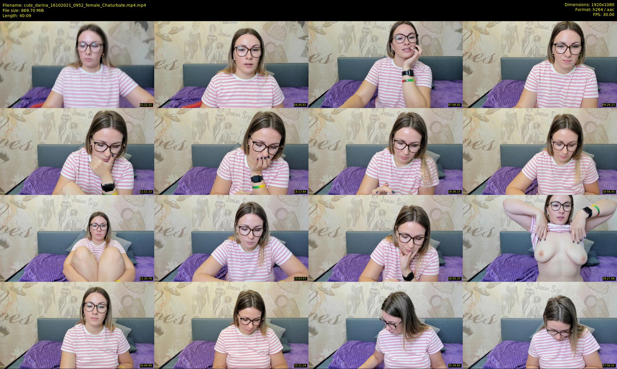 cute_darina — 41 minute Chaturbate female cam show recording, 1080p, Oct 16, 2021