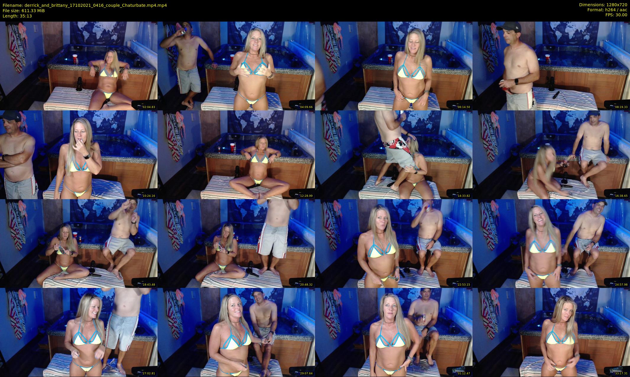derrick_and_brittany — 36 minute Chaturbate couple cam show recording, 720p, Oct 17, 2021