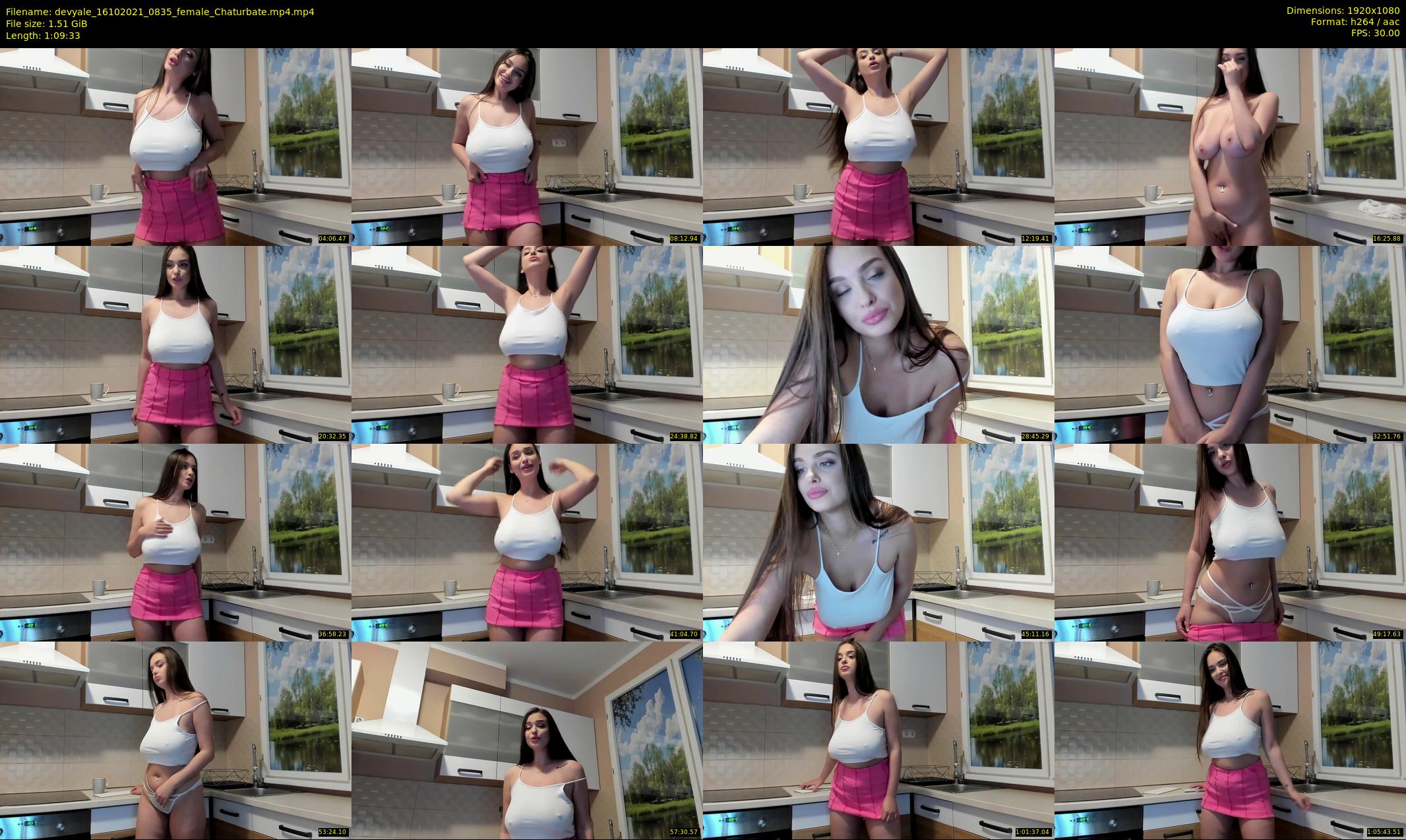 devyale — 70 minute Chaturbate female cam show recording, 1080p, Oct 16, 2021