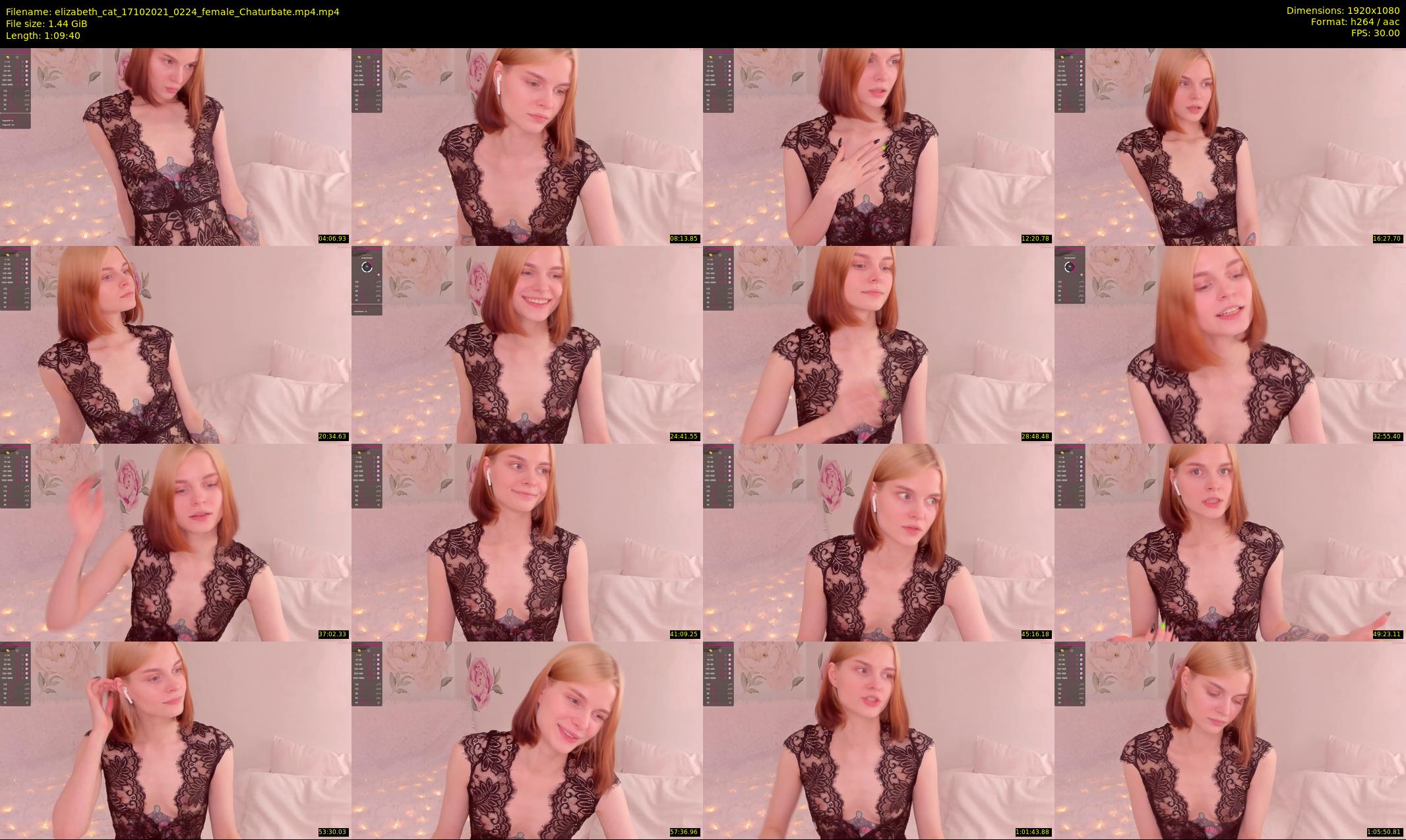 elizabeth_cat — 70 minute Chaturbate female cam show recording, 1080p, Oct 17, 2021
