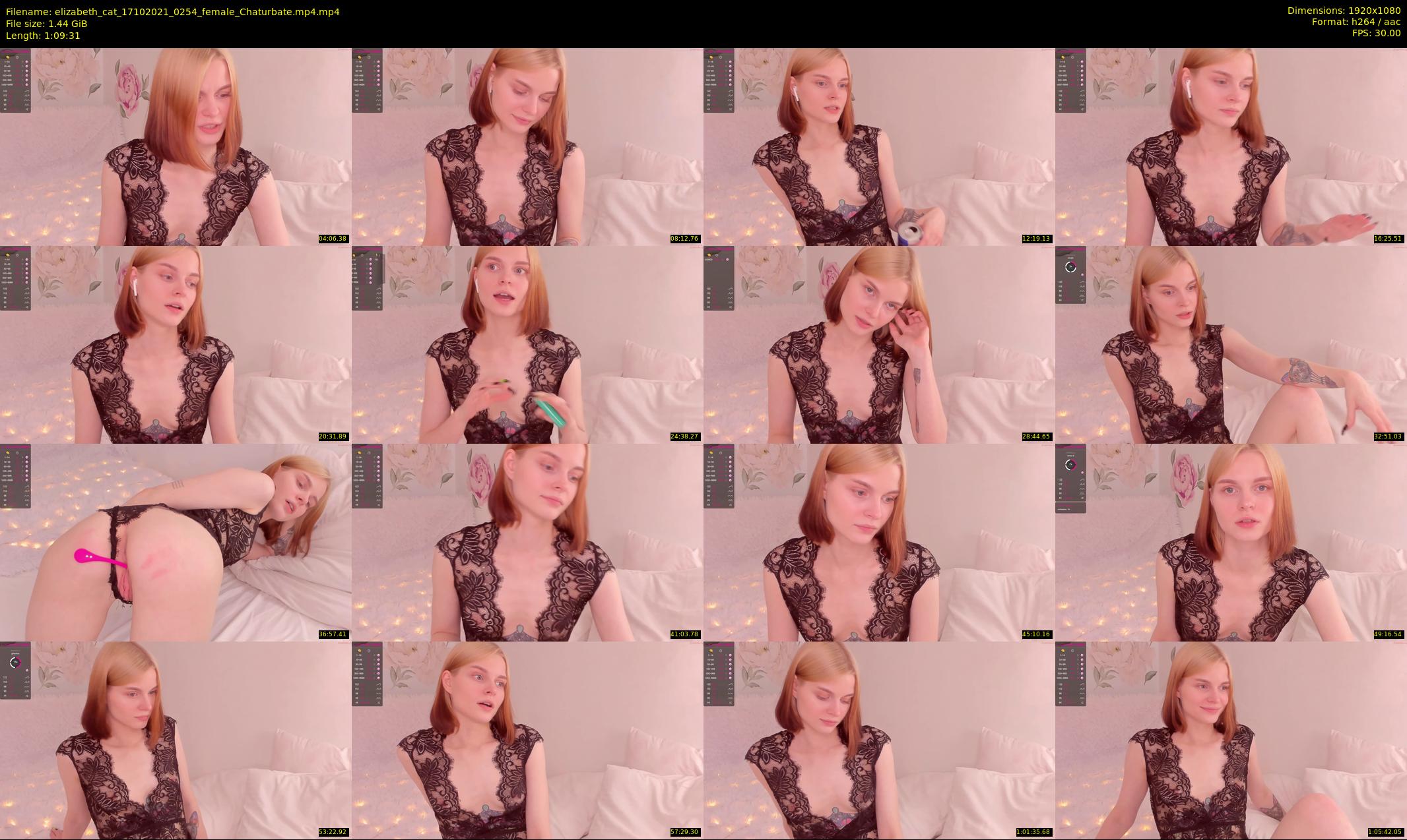 elizabeth_cat — 70 minute Chaturbate female cam show recording, 1080p, Oct 17, 2021