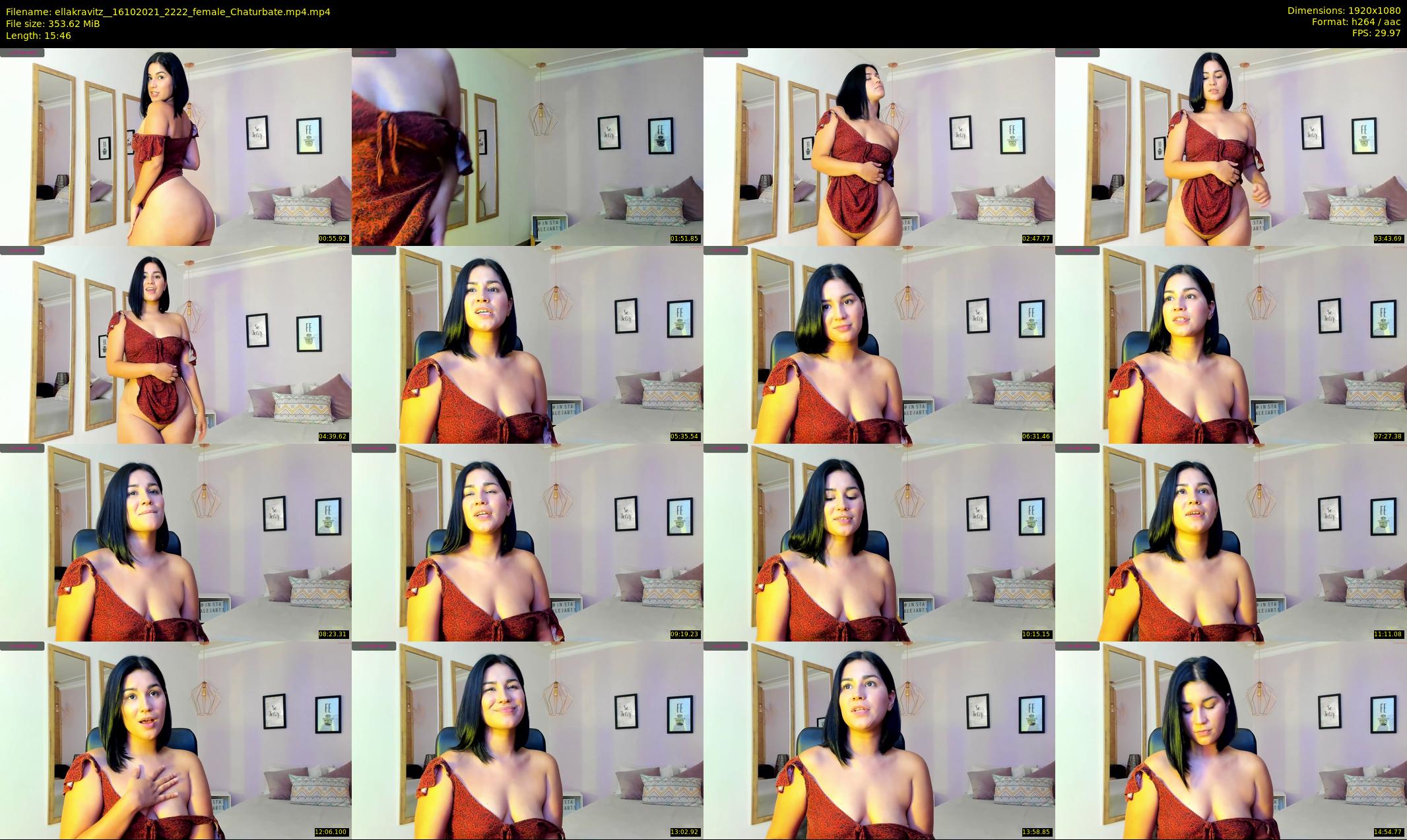 ellakravitz_ — 16 minute Chaturbate female cam show recording, 1080p, Oct 16, 2021