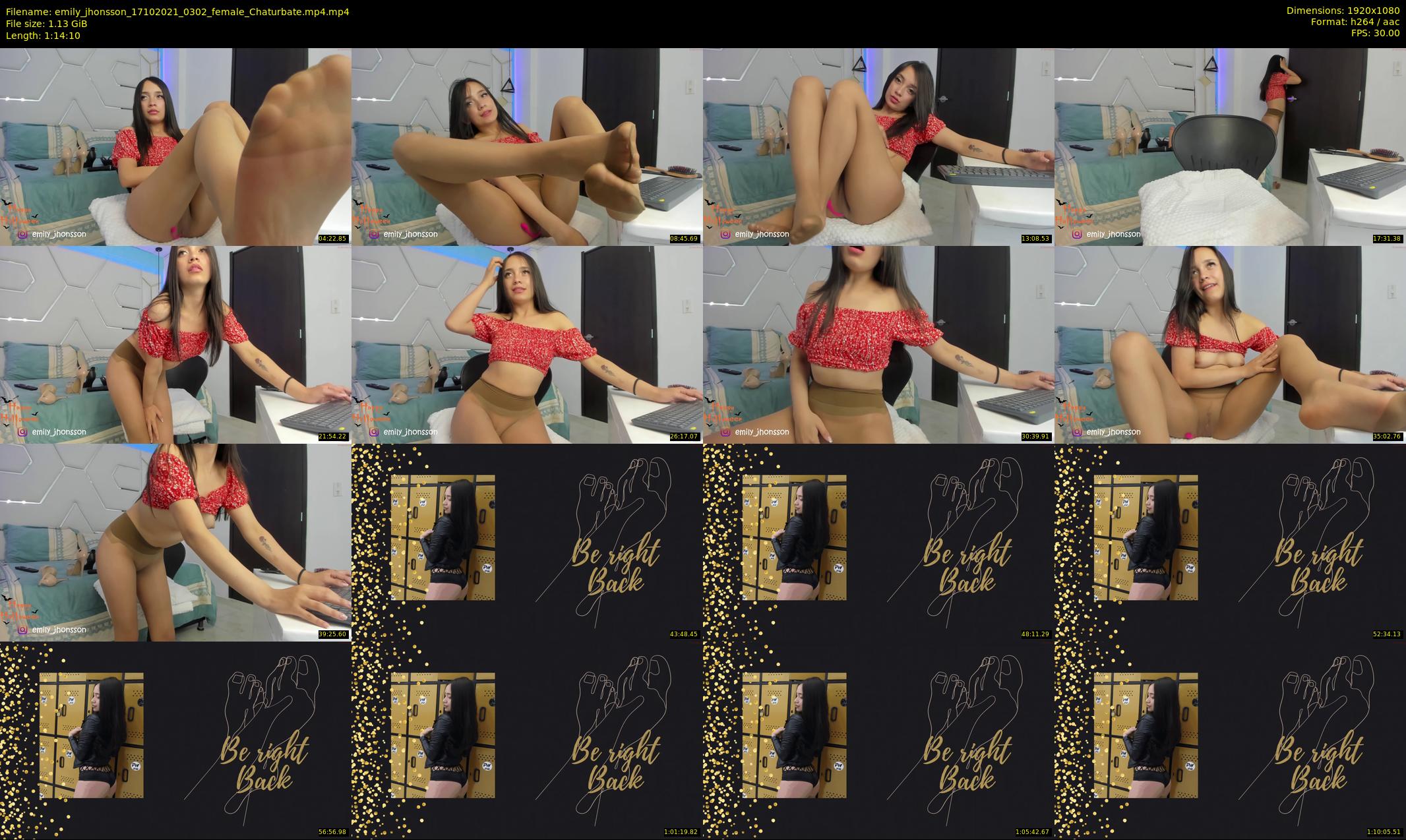 emily_jhonsson — 75 minute Chaturbate female cam show recording, 1080p, Oct 17, 2021