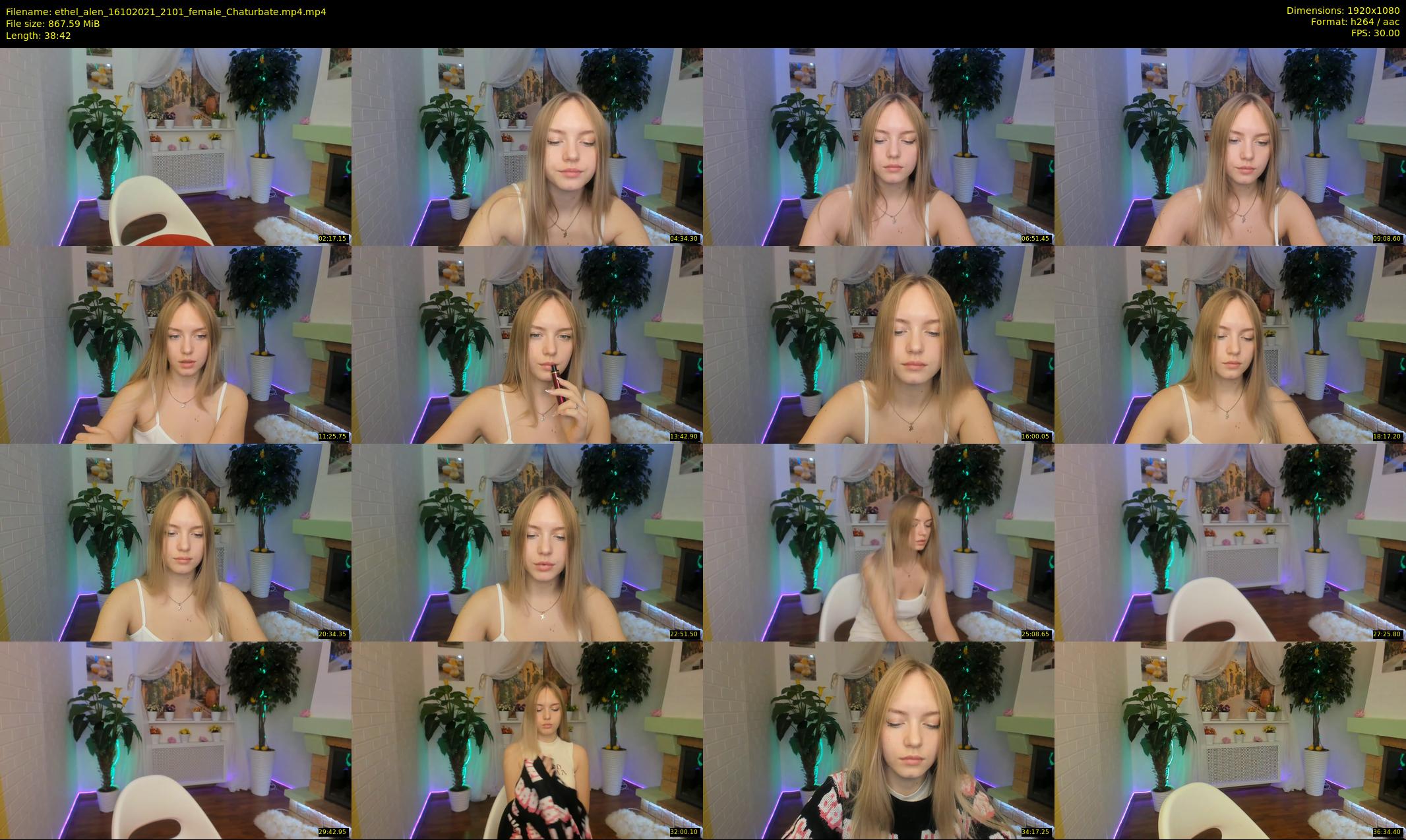 ethel_alen — 39 minute Chaturbate female cam show recording, 1080p, Oct 16, 2021