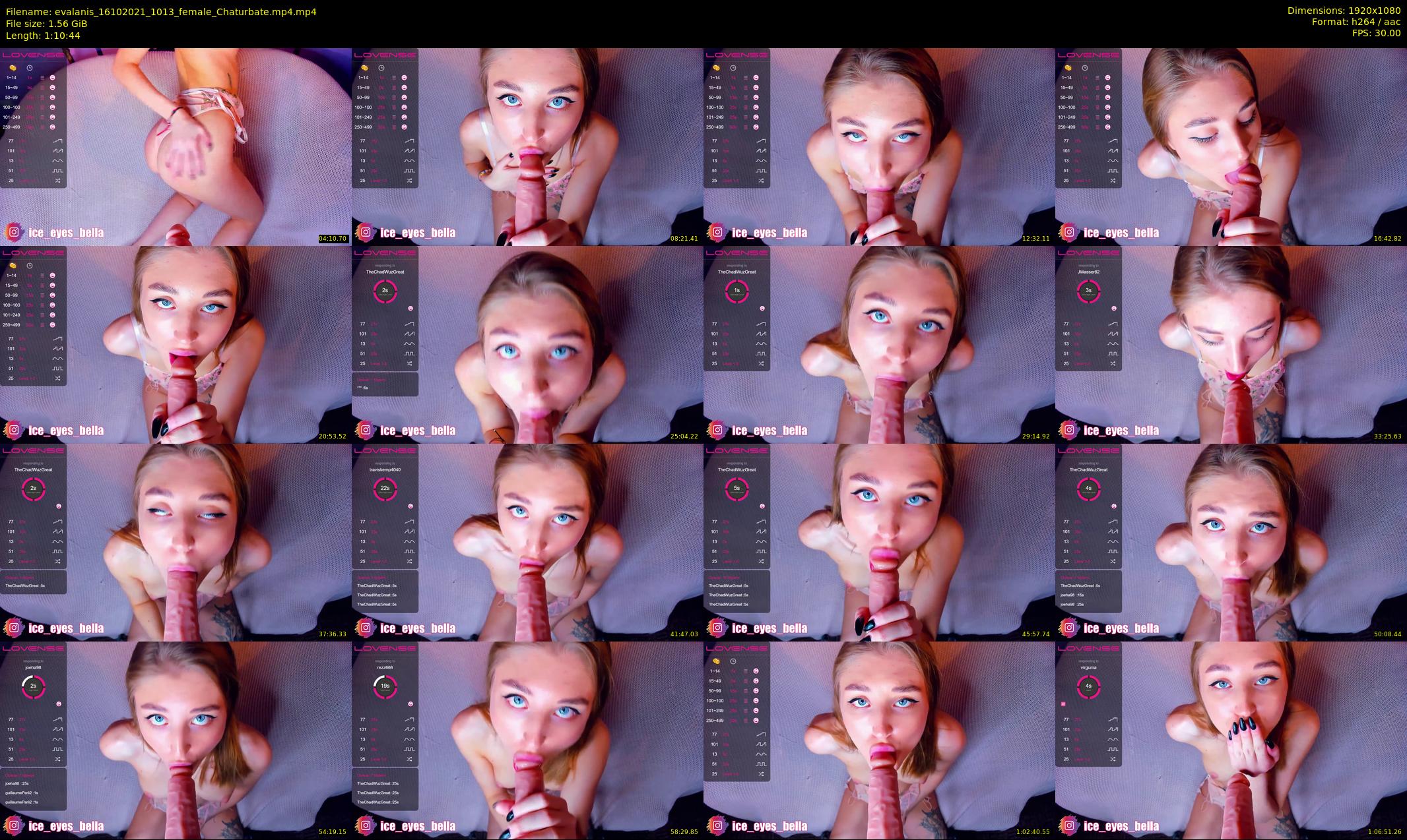 evalanis — 71 minute Chaturbate couple cam show recording, 1080p, Oct 16, 2021