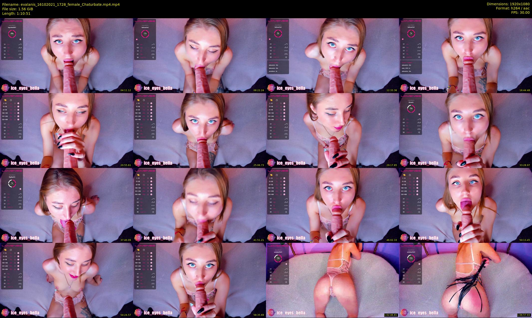 evalanis — 71 minute Chaturbate couple cam show recording, 1080p, Oct 16, 2021