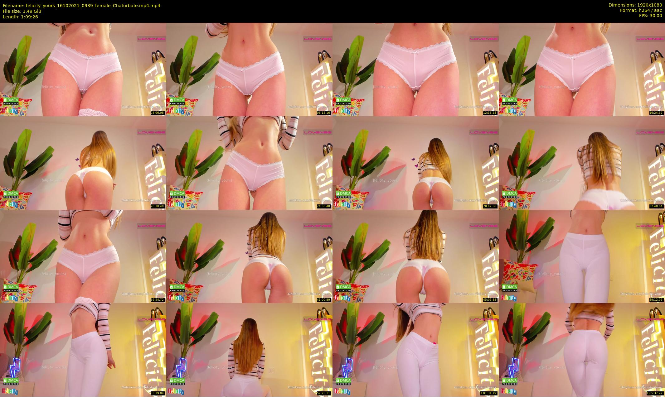 felicity_yours — 70 minute Chaturbate female cam show recording, 1080p, Oct 16, 2021