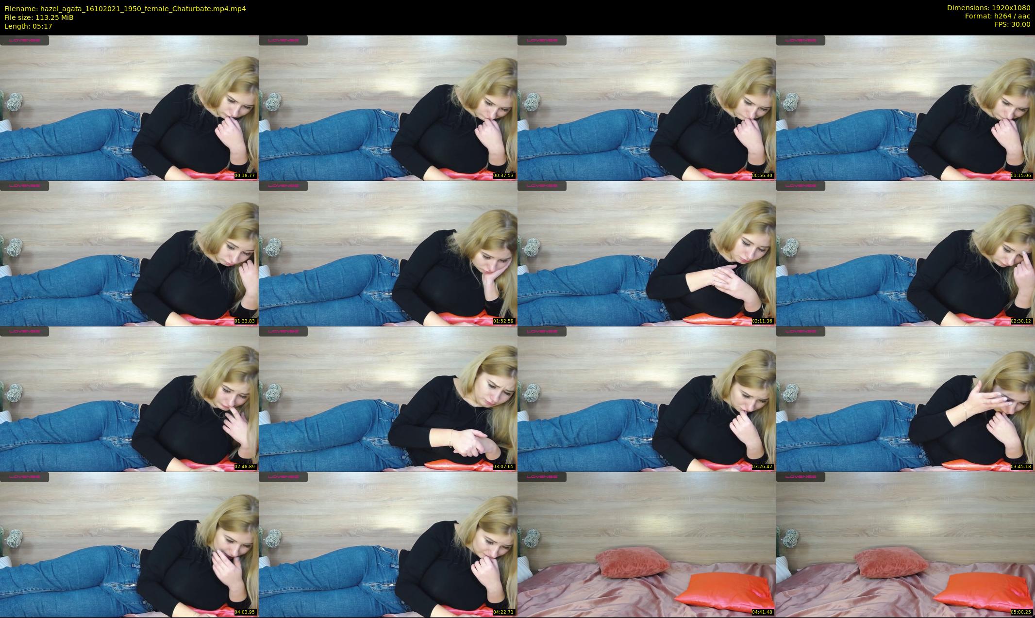hazel_agata — 6 minute Chaturbate female cam show recording, 1080p, Oct 16, 2021