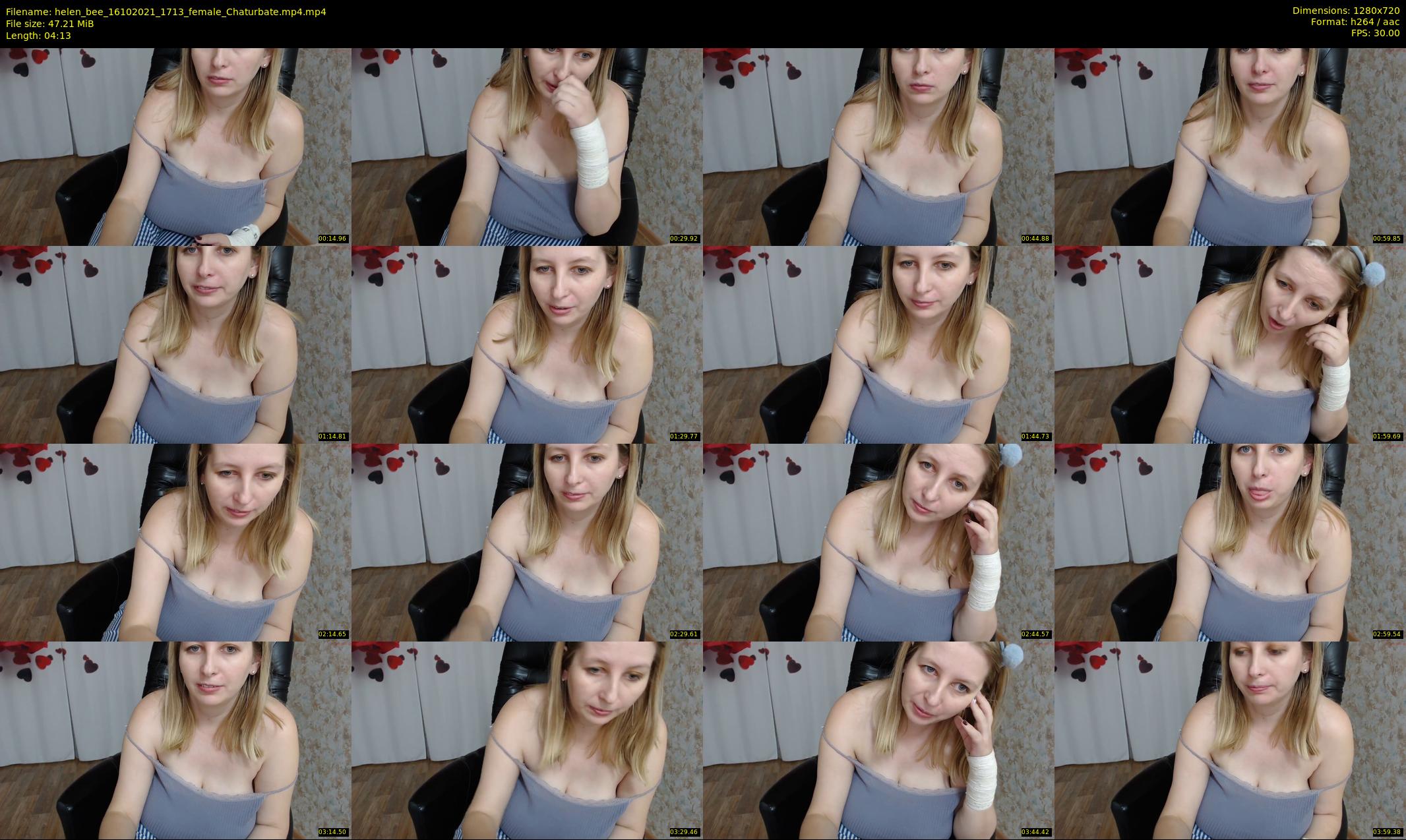 helen_bee — 5 minute Chaturbate female cam show recording, 720p, Oct 16, 2021