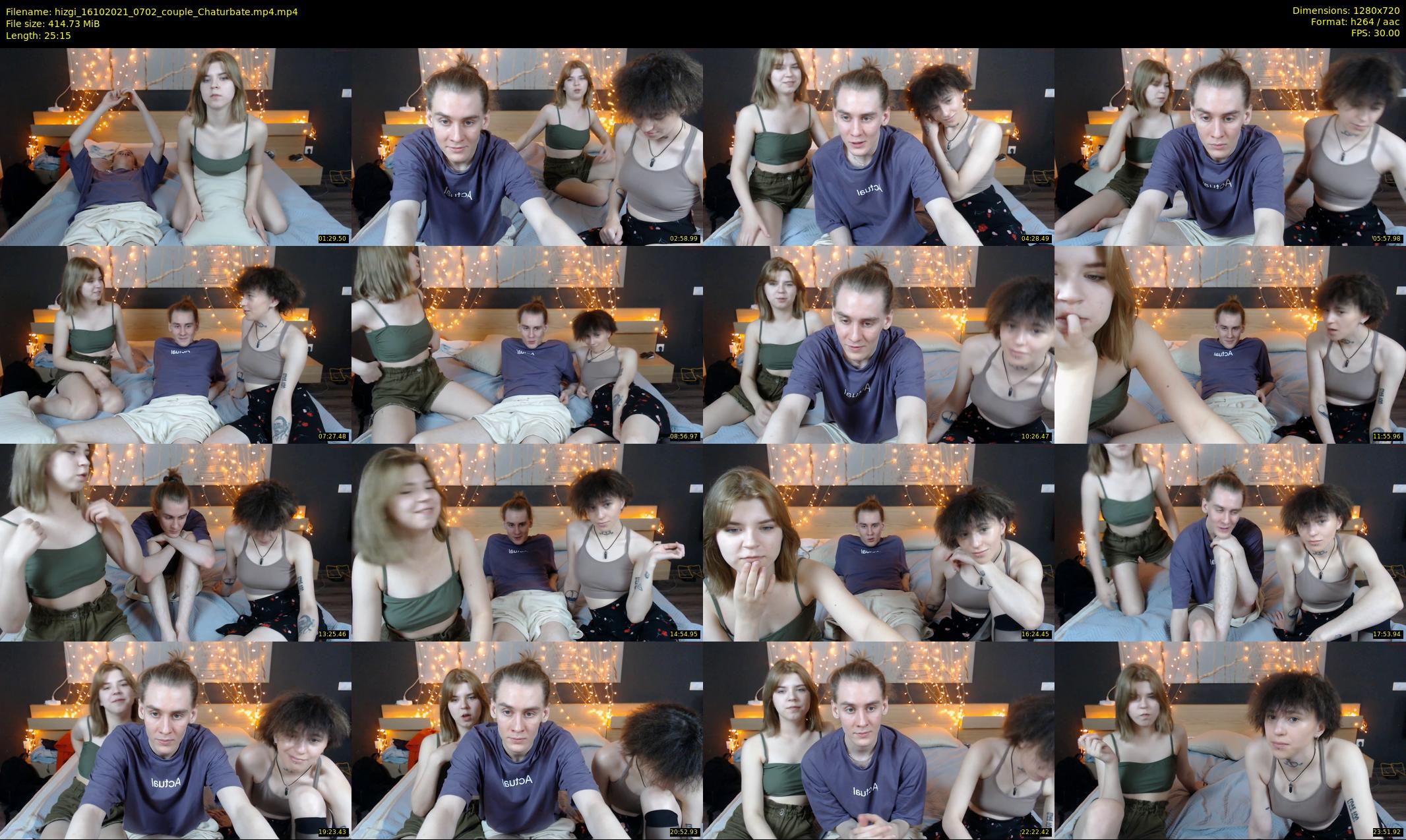 hizgi — 26 minute Chaturbate couple cam show recording, 720p, Oct 16, 2021