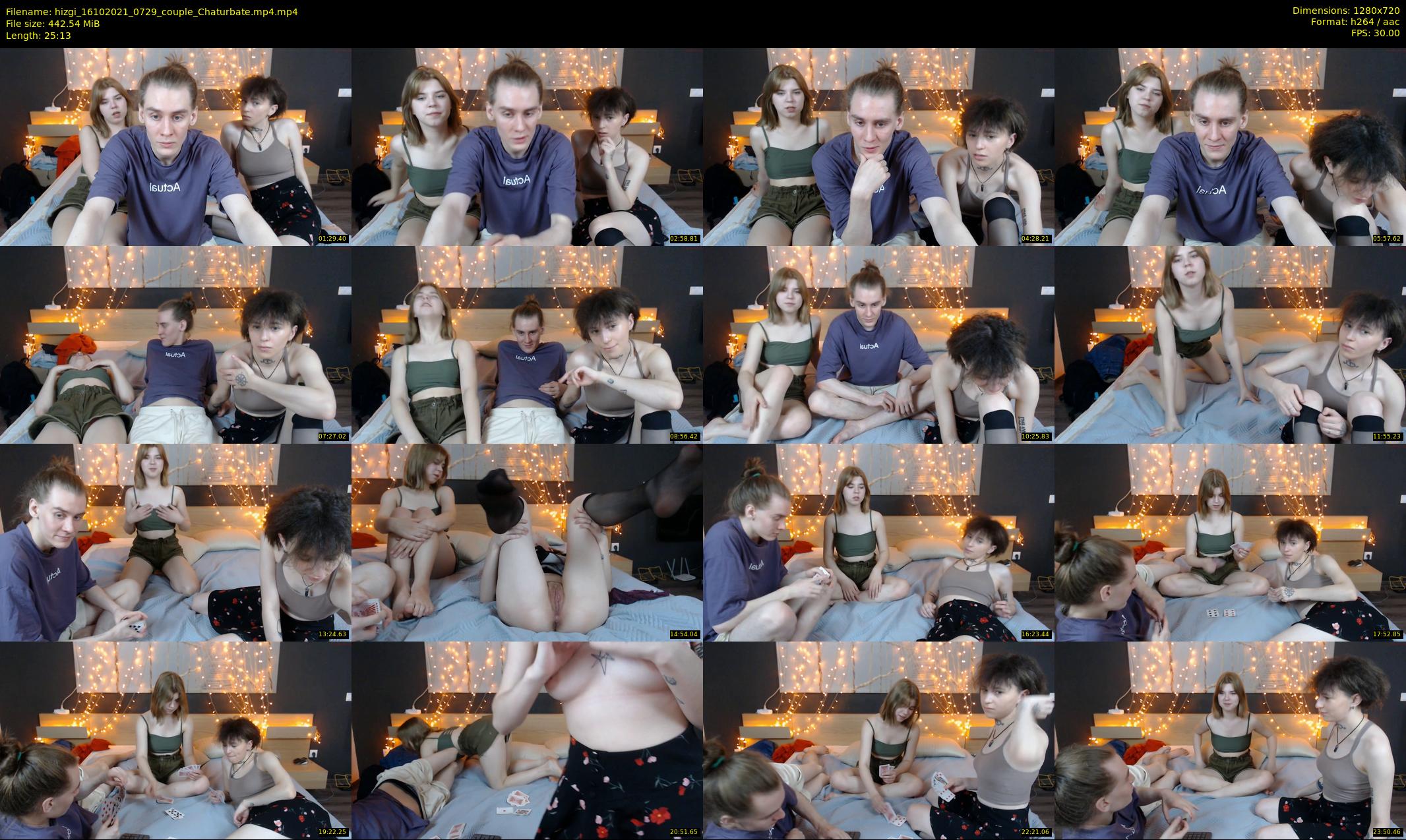 hizgi — 26 minute Chaturbate couple cam show recording, 720p, Oct 16, 2021