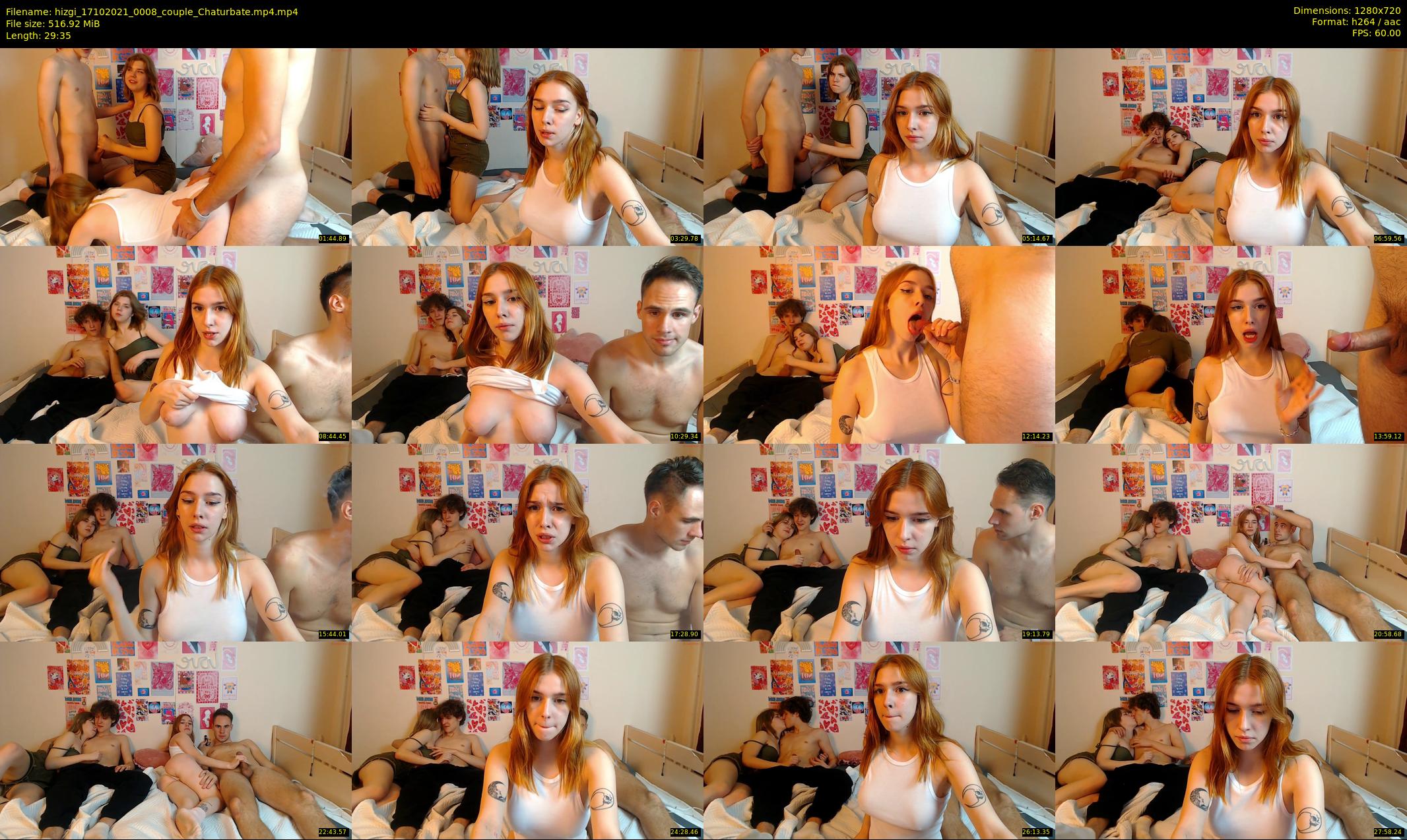 hizgi — 30 minute Chaturbate couple cam show recording, 720p, Oct 17, 2021