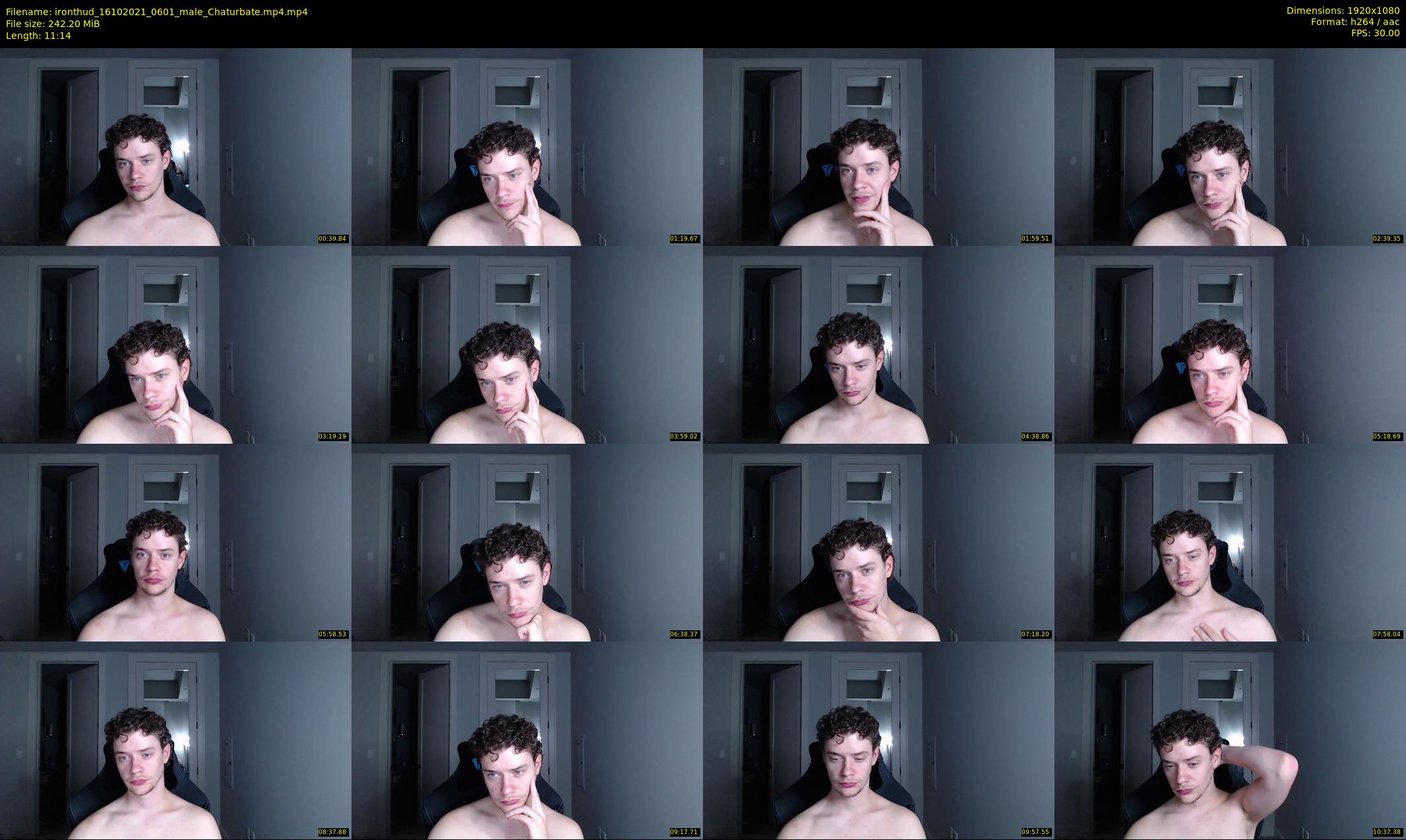 ironthud — 12 minute Chaturbate male cam show recording, 1080p, Oct 16, 2021