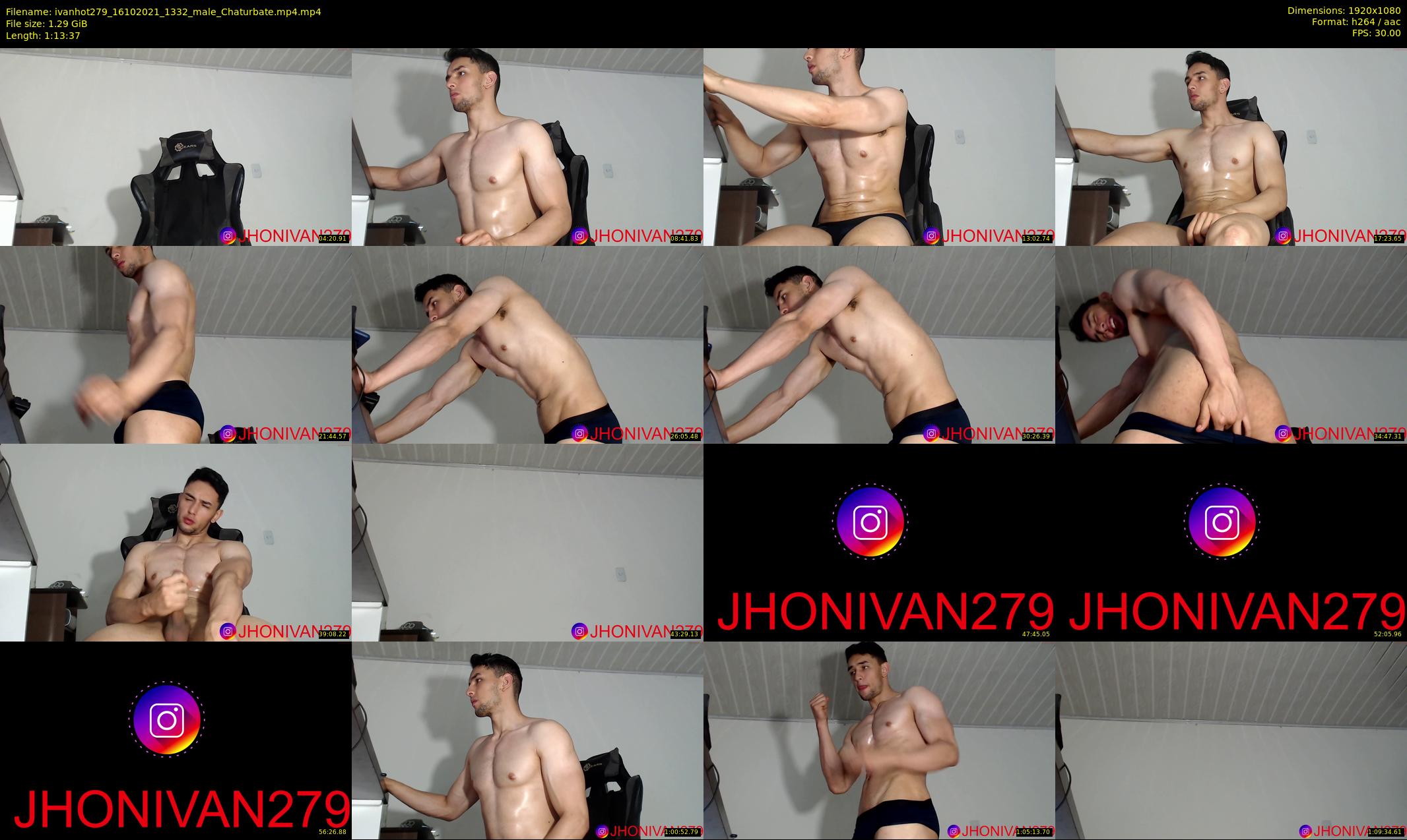 ivanhot279 — 74 minute Chaturbate male cam show recording, 1080p, Oct 16, 2021