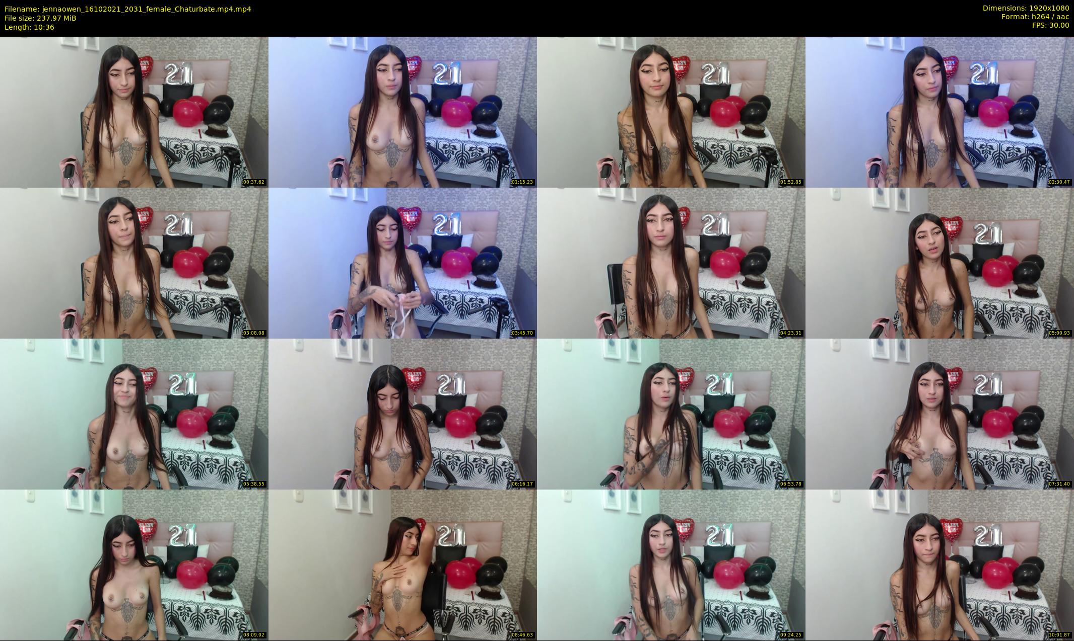 jennaowen — 11 minute Chaturbate female cam show recording, 1080p, Oct 16, 2021