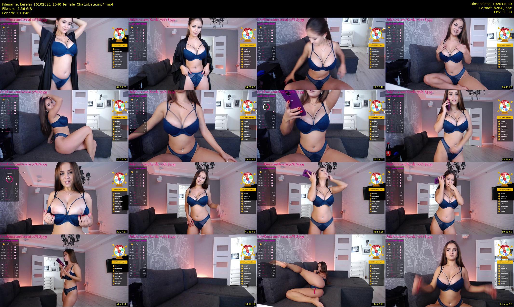 kerelai — 71 minute Chaturbate female cam show recording, 1080p, Oct 16, 2021