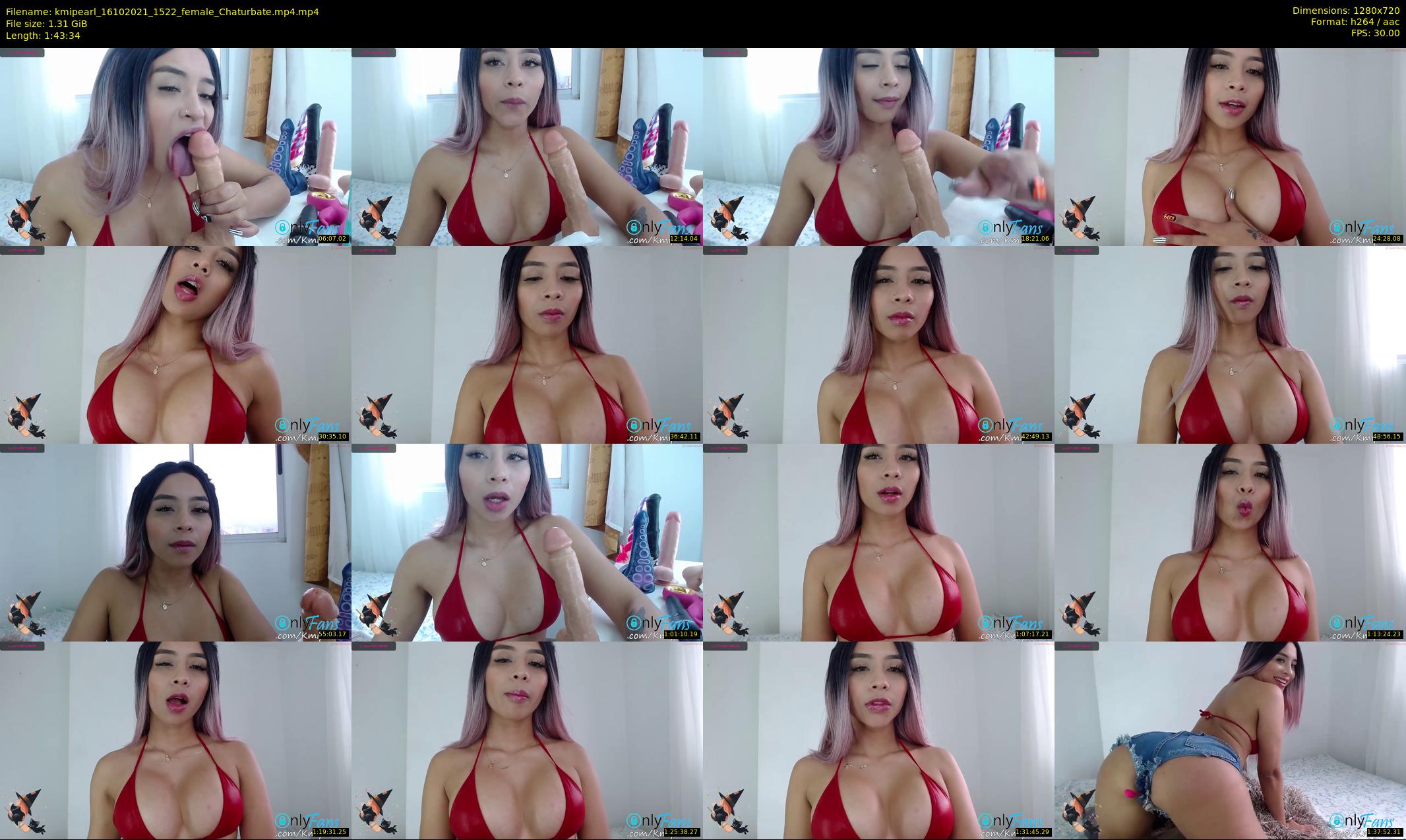 kmipearl — 104 minute Chaturbate female cam show recording, 720p, Oct 16, 2021