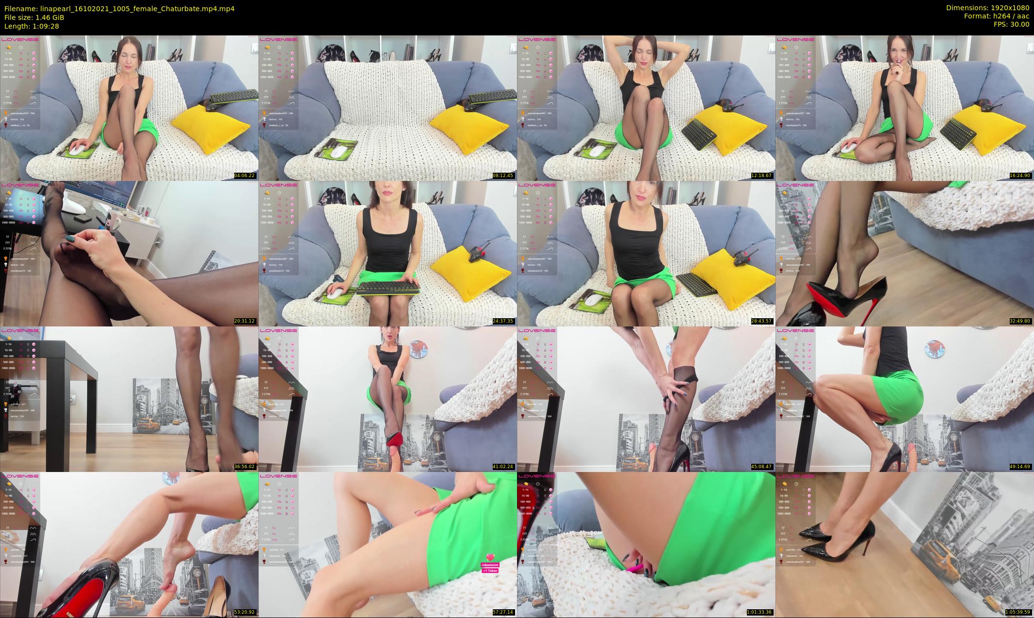 linapearl — 70 minute Chaturbate female cam show recording, 1080p, Oct 16, 2021