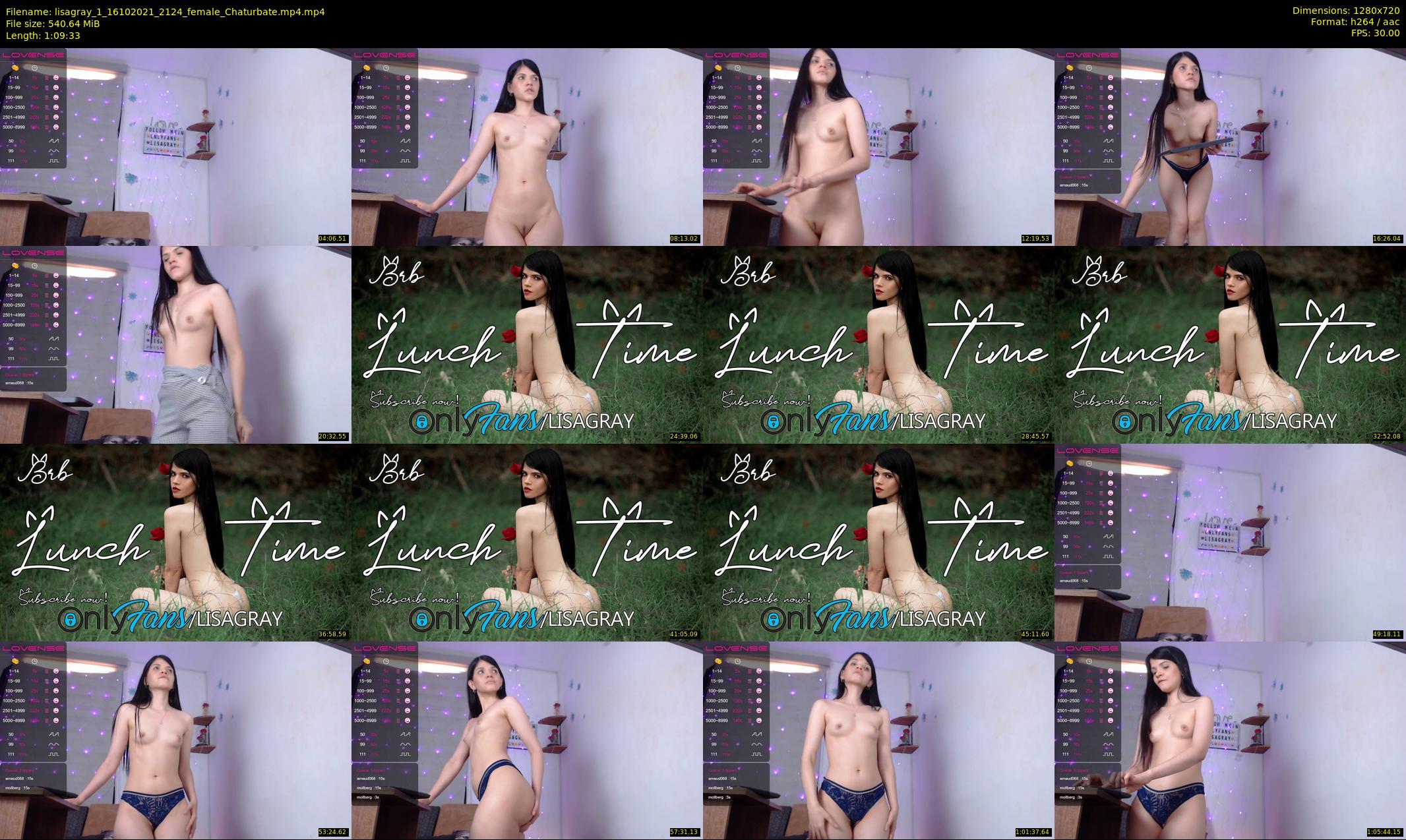 lisagray_1 — 70 minute Chaturbate female cam show recording, 720p, Oct 16, 2021