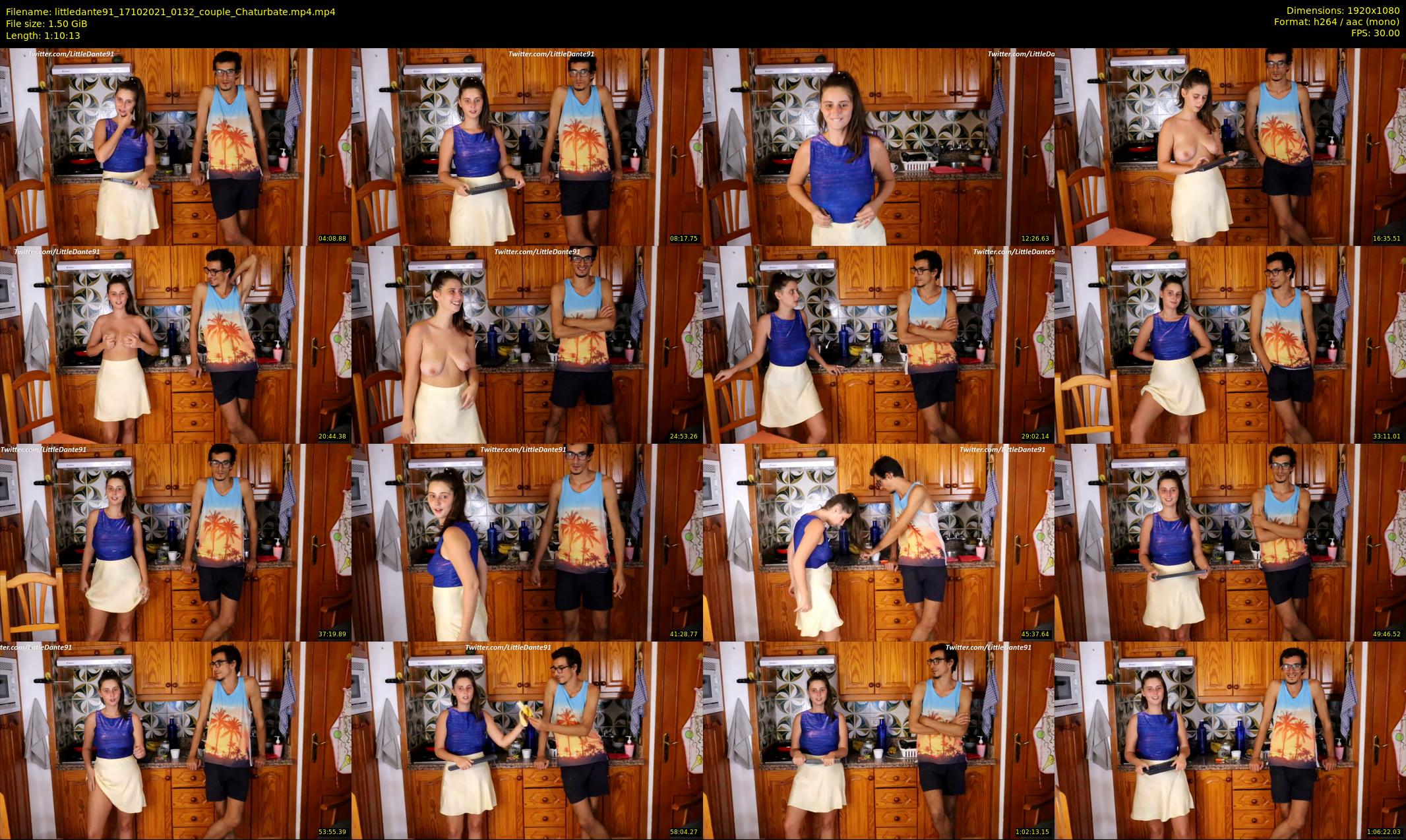 littledante91 — 71 minute Chaturbate couple cam show recording, 1080p, Oct 17, 2021