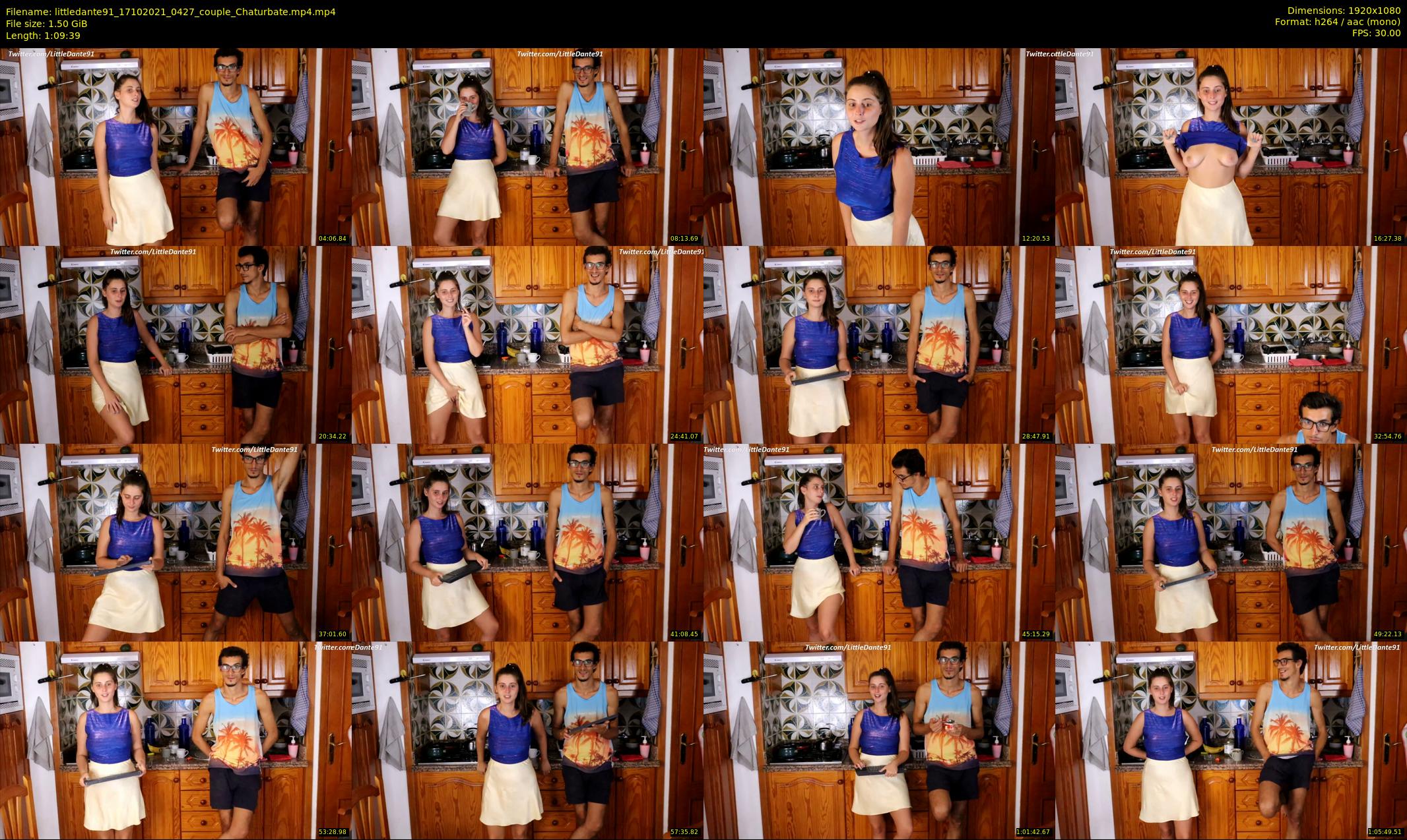 littledante91 — 70 minute Chaturbate couple cam show recording, 1080p, Oct 17, 2021