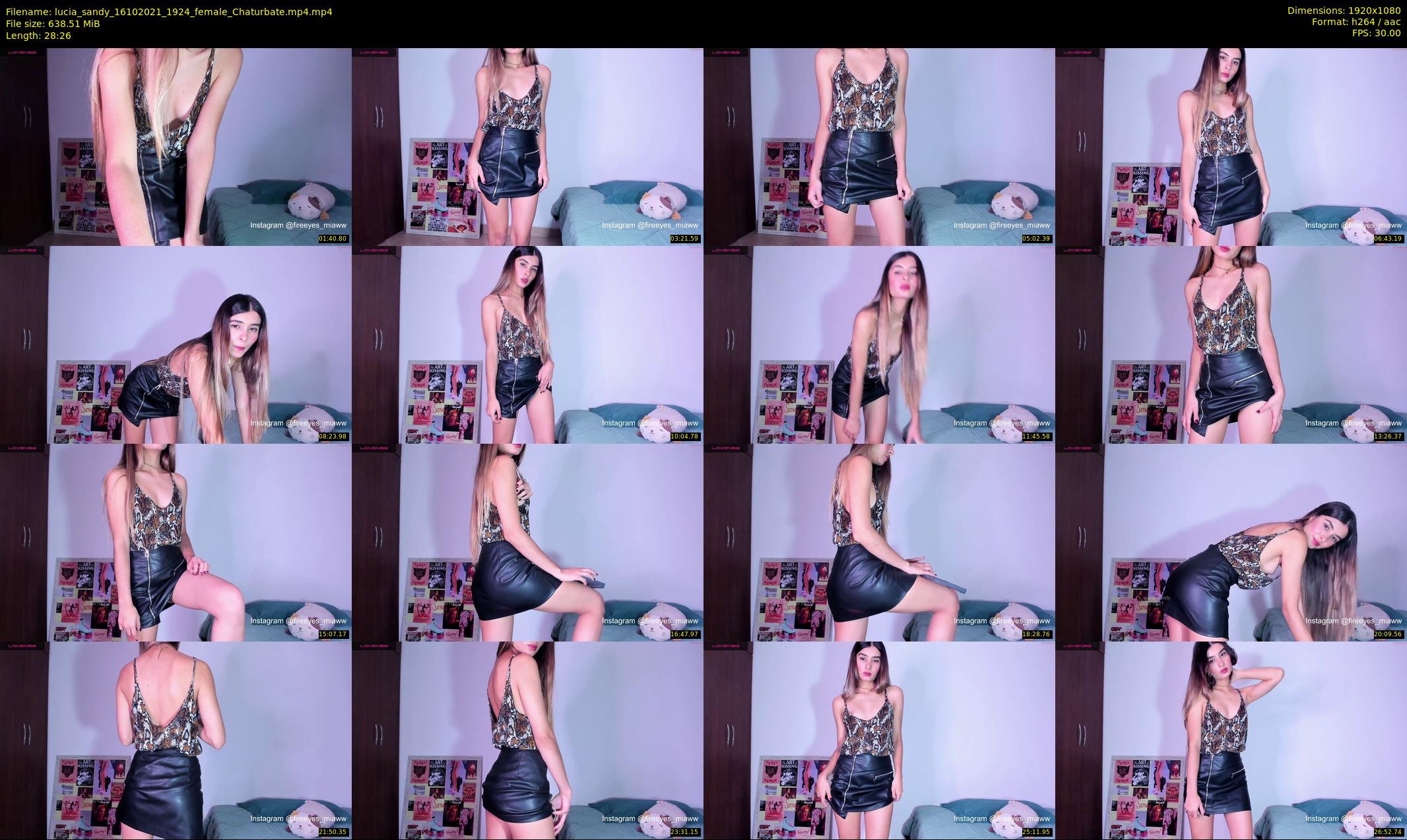 lucia_sandy — 29 minute Chaturbate female cam show recording, 1080p, Oct 16, 2021