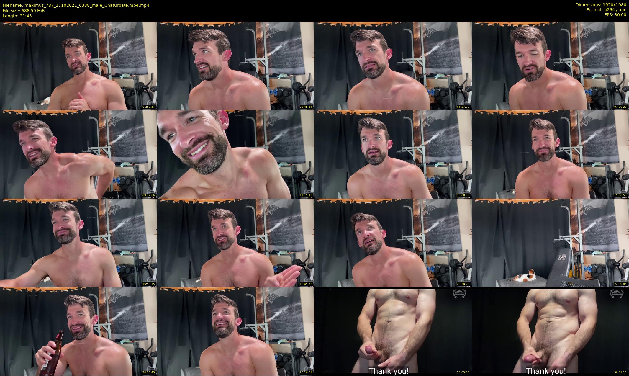 maximus_787 — 32 minute Chaturbate male cam show recording, 1080p, Oct 17, 2021
